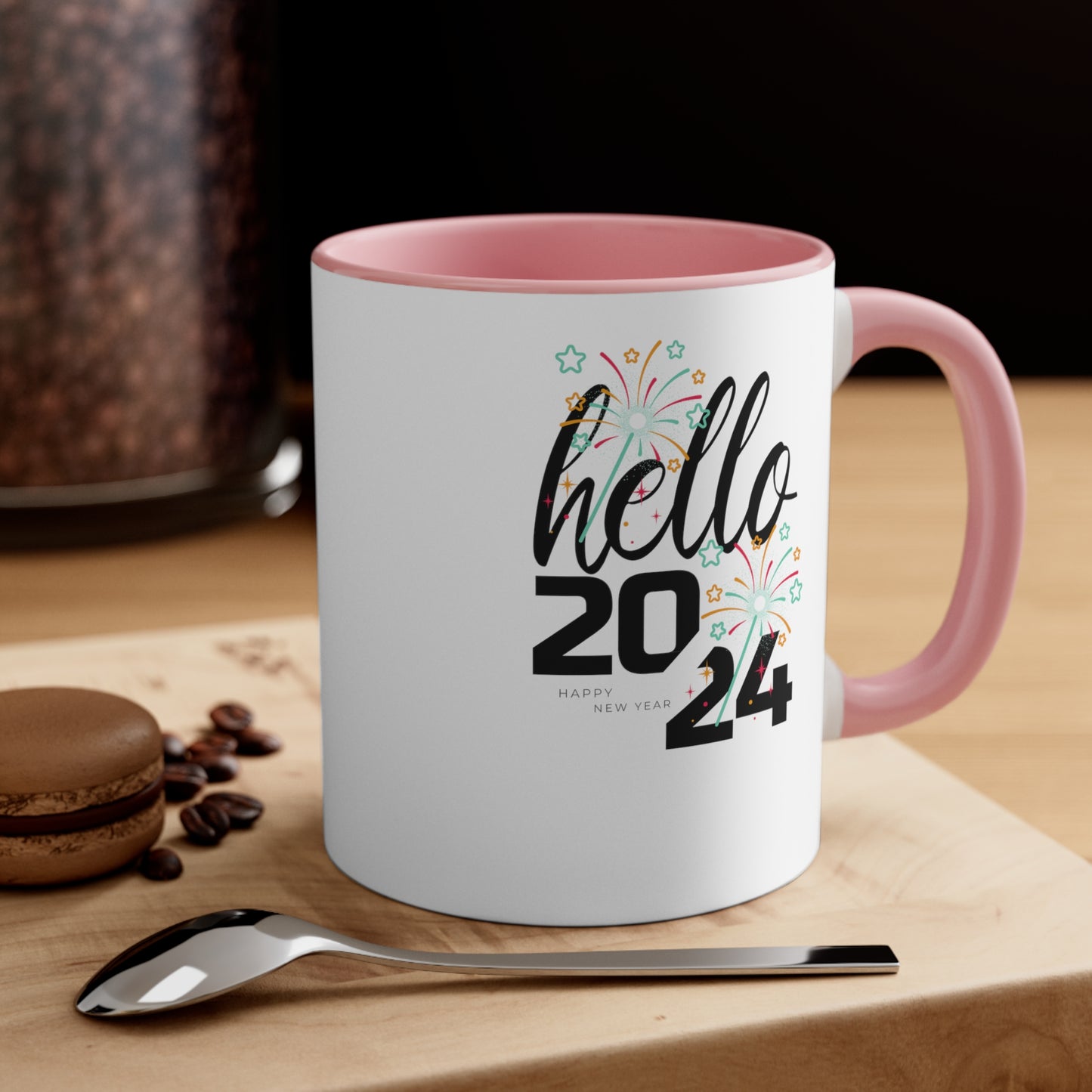 Happy New Year Accent Coffee Mug, 11oz
