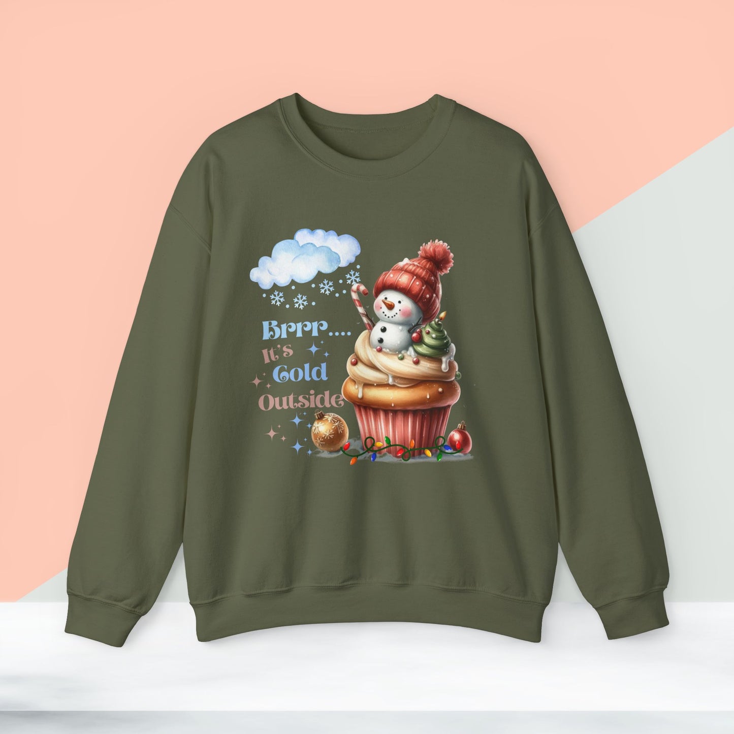 Christmas 2024 Sweatshirt - Unisex Heavy Blend, Brre Its Cold Outside, Merry Christmas, Festive, Christmas Gift, Crewneck, merry Christmas Sweatshirt, Christmas Sweatshirt  Christmas Gift, Festive Sweatshirt.