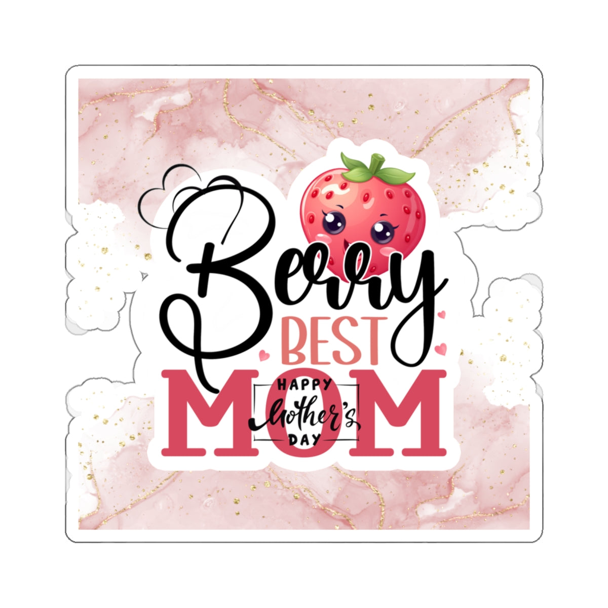 Happy Mother's Day Kiss-Cut Stickers