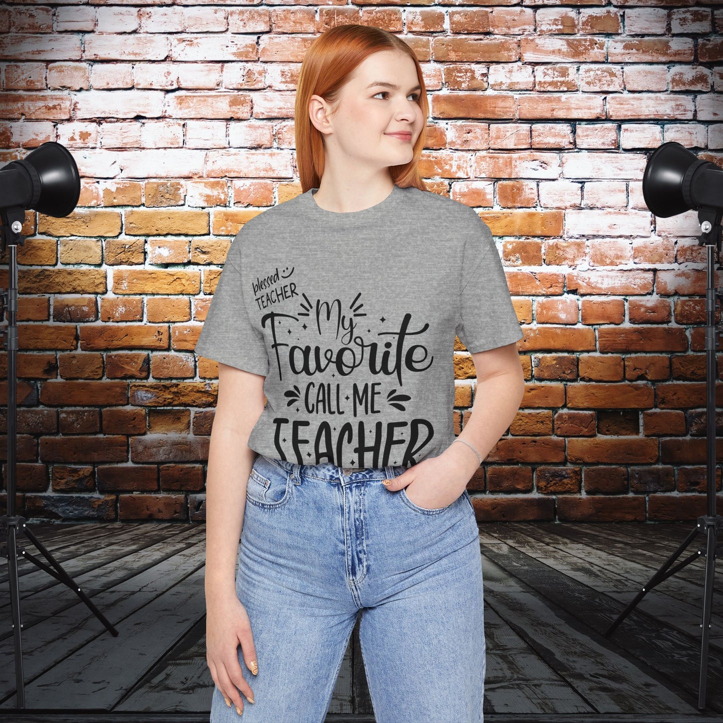 My Favorite Call Me Teacher T-shirt, Hello Teacher T-Shirt, Back To School T-Shirt, Teach Love Inspire Teacher Shirt, Teacher Back To school unisex jersey short sleeve.First Day Vibes T-Shirt.