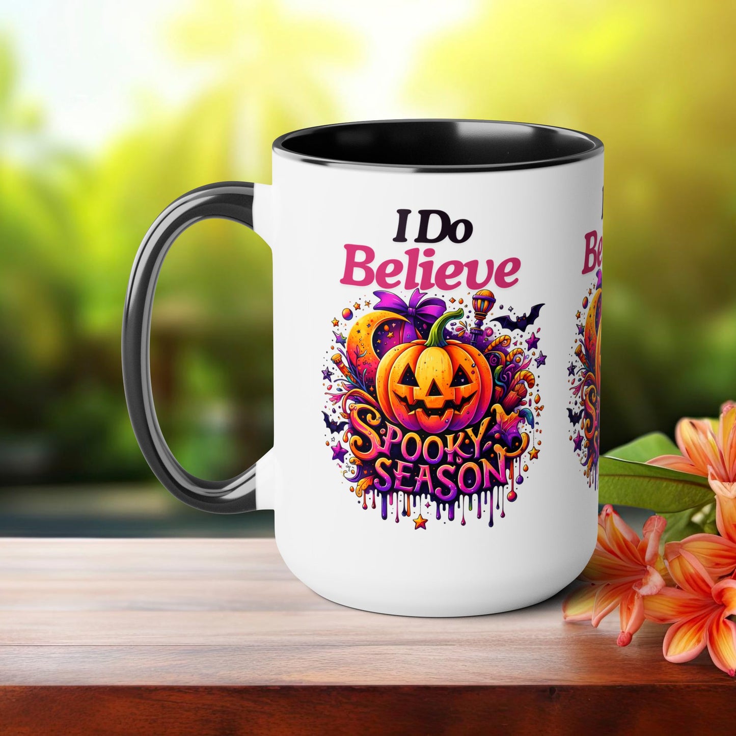 I Do Believe Spooky Season Halloween Coffee Mug,  Let's Go Halloween Coffee Mug, Trick or Treat Halloween Coffee Mug, Cute Skeleton Coffee Mug, Spooky Season Halloween Coffee Mug.