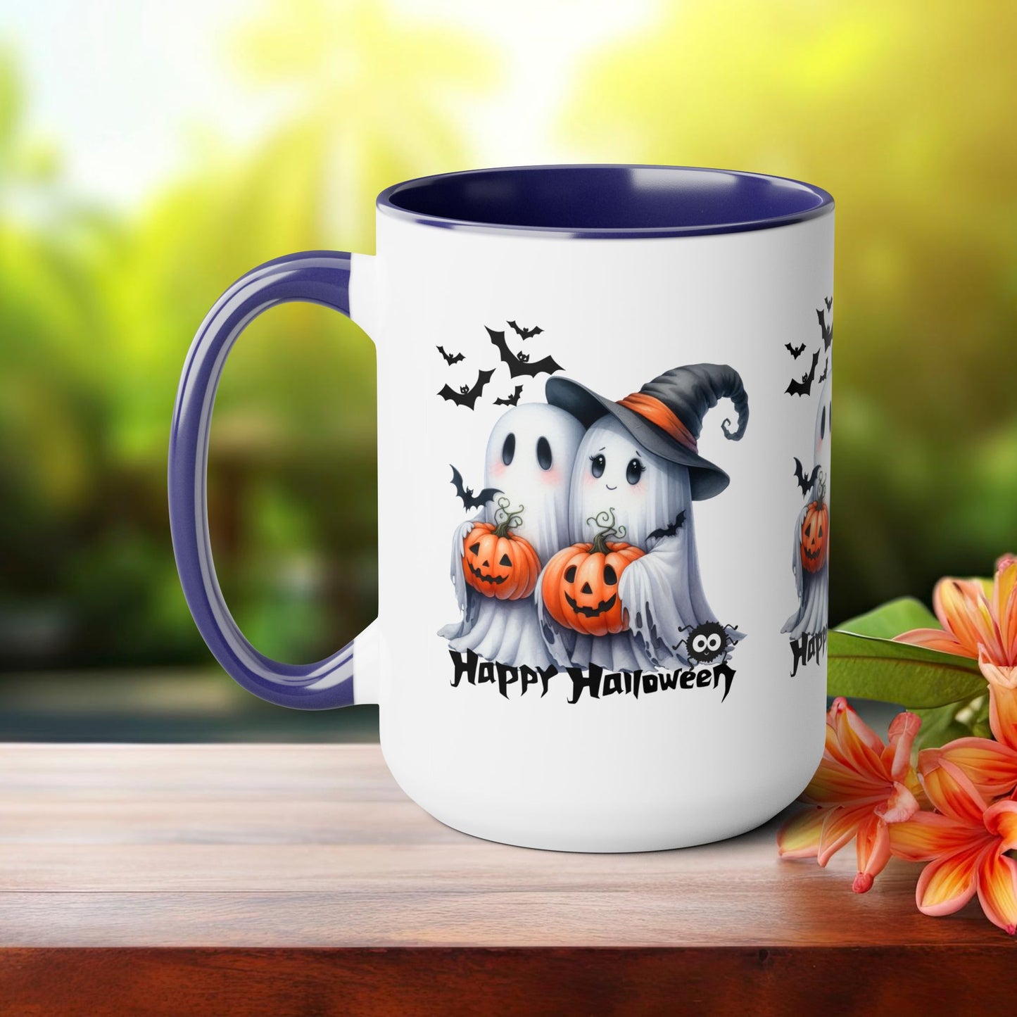 Happy Halloween Coffee Mug,  Let's Go Halloween Coffee Mug, Trick or Treat Halloween Coffee Mug, Cute Skeleton Coffee Mug, Spooky Season Halloween Coffee Mug.