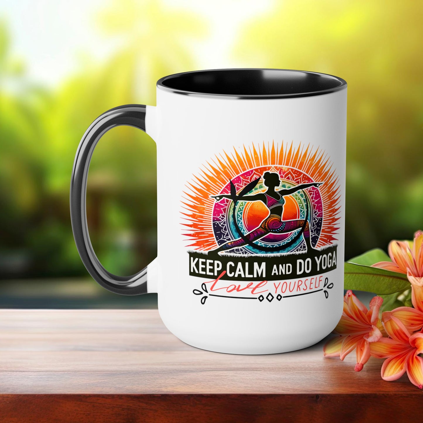 Keep Calm And Do Yoga Coffee Mug, Cute Yoga Coffee Mug, Yoga lovers Coffee Mug, Yoga Instructor Gift, Gift For Yoga lover, Gift For Yogi.