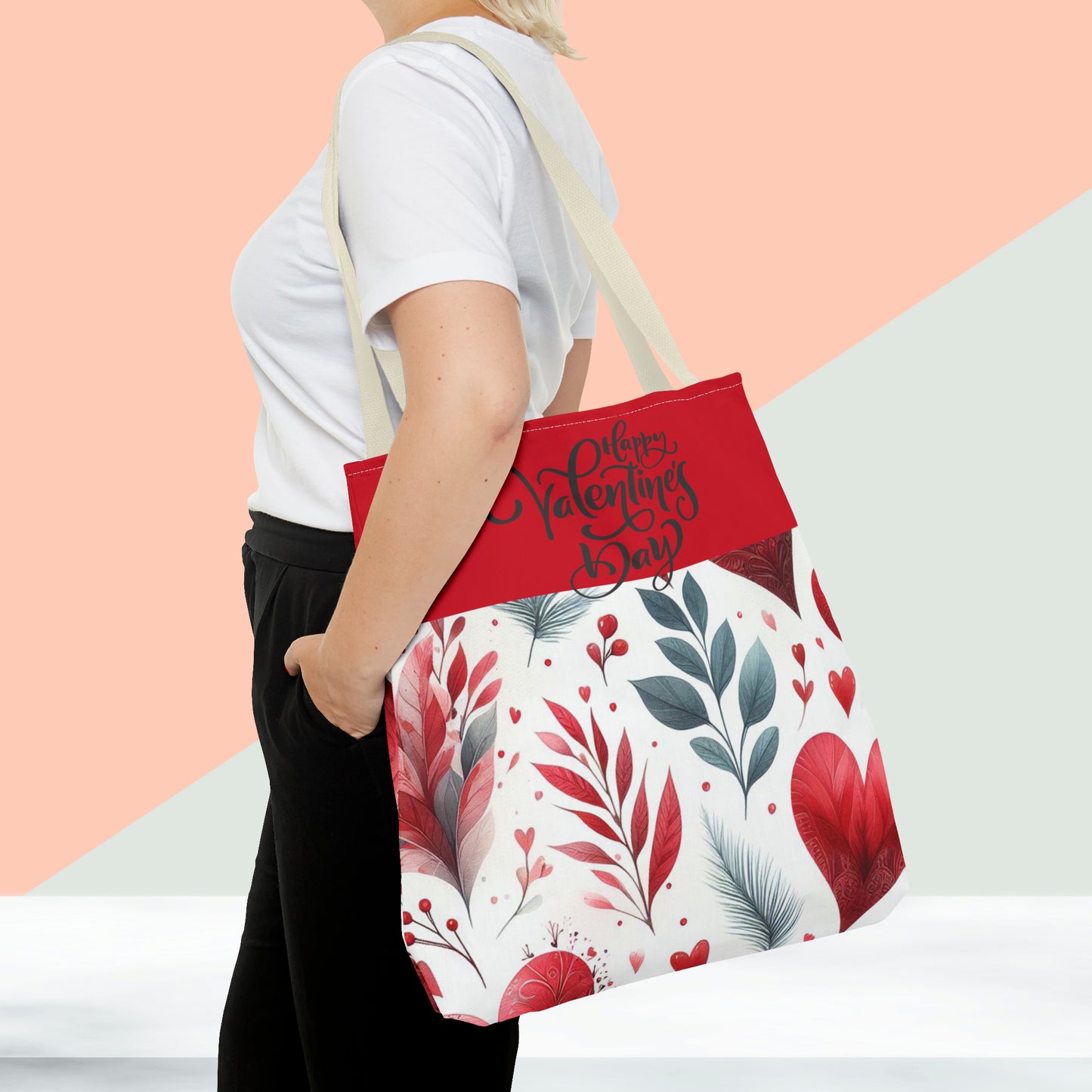 Happy Valentines Day Tote Bag