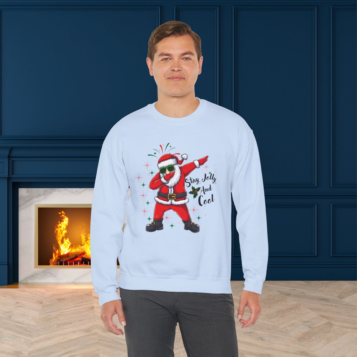 Stay Jolly And Cool Christmas Sweatshirt - Unisex Heavy Blend, Merry Christmas, Festive, Christmas Gift, Crewneck, merry Christmas Sweatshirt, Christmas Sweatshirt  Christmas Gift, Festive Sweatshirt.