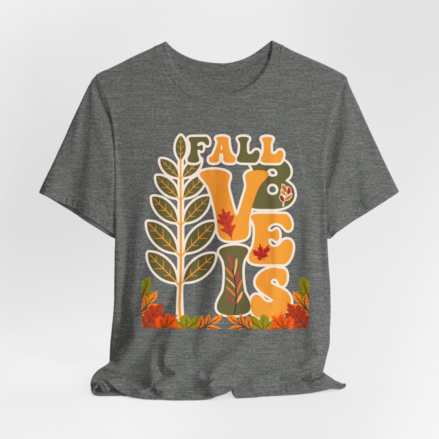 Fall Vibes Thanksgiving T-shirt, Happy thanksgiving 2024 T-shirt, Thanksgiving Gift,Turkey Shirt, Family Thanksgiving, Holiday Outfit. Express Delivery available