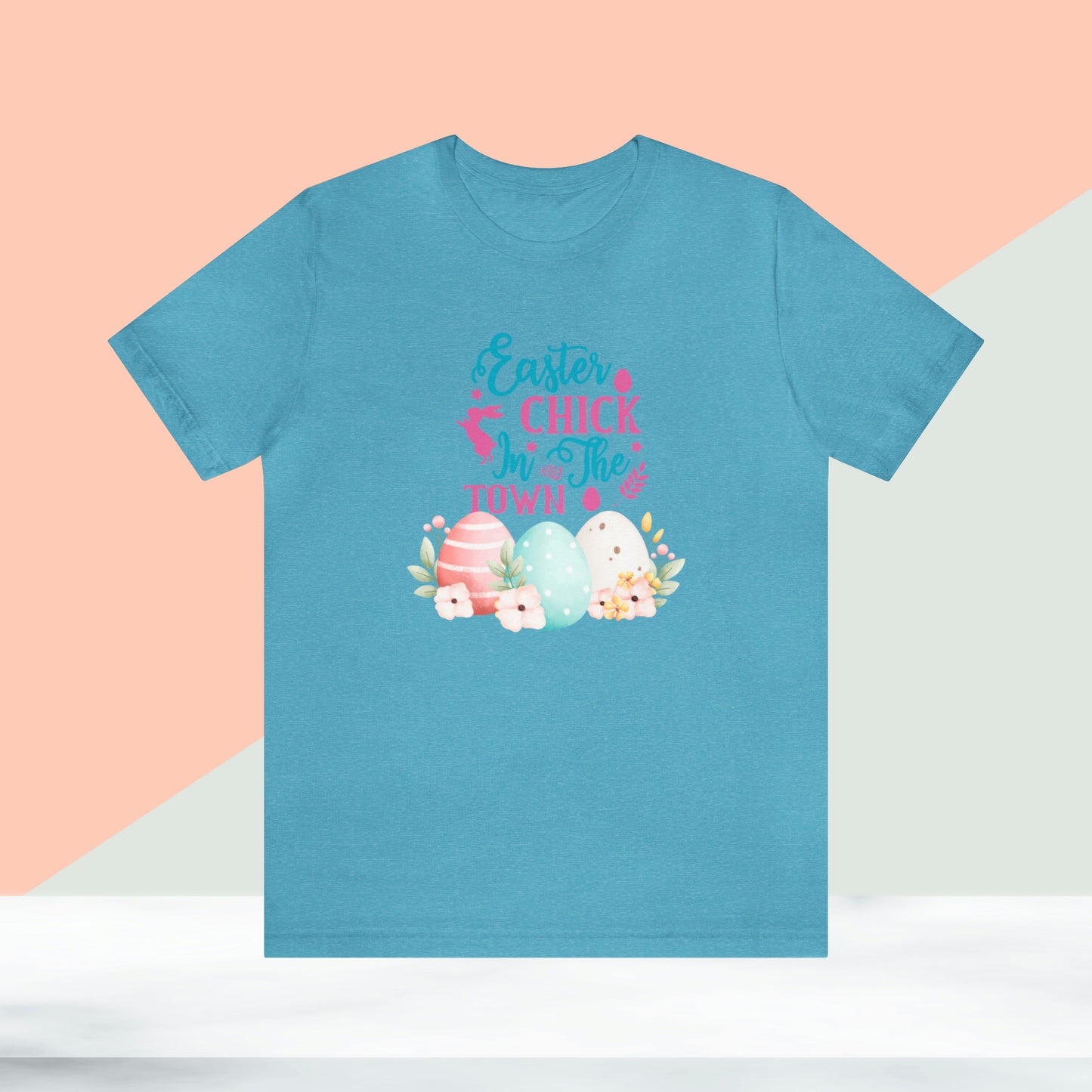 Happy Easter Unisex Jersey Short Sleeve Tee