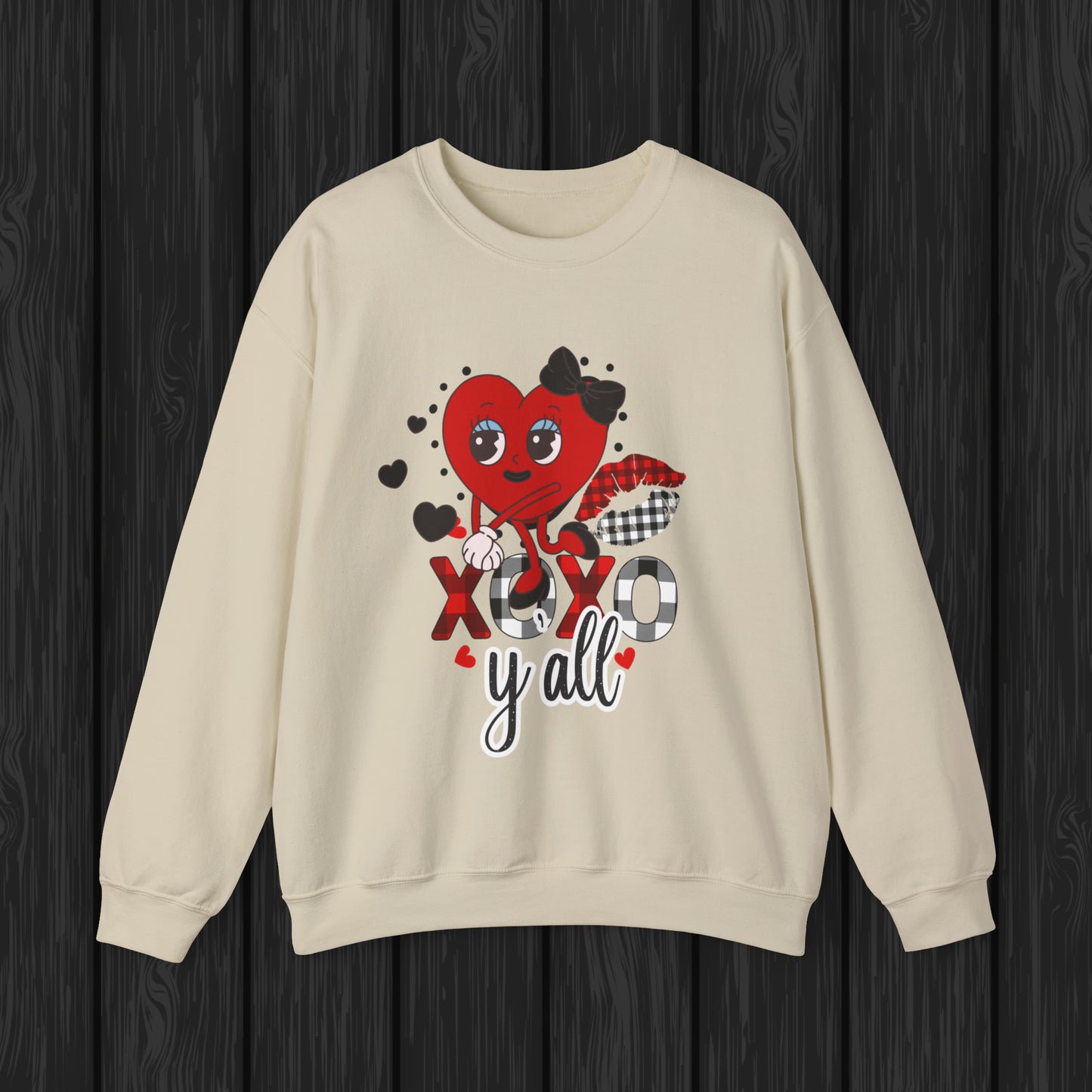 Happy valentines day Unisex Heavy Blend™ Crewneck Sweatshirt