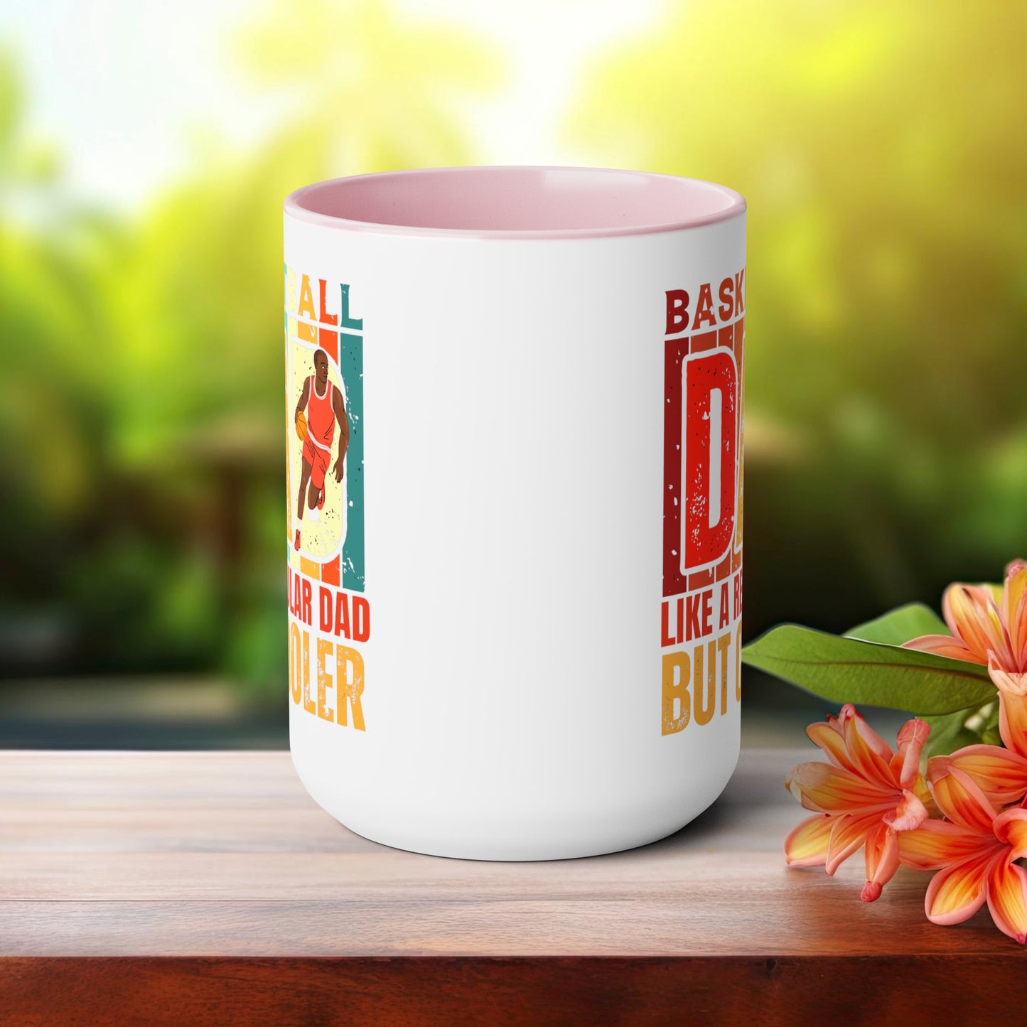 Happy father's dayTow-Tone Coffee Mug.15oz, Gift for Dad, Daddy's Coffee Mug