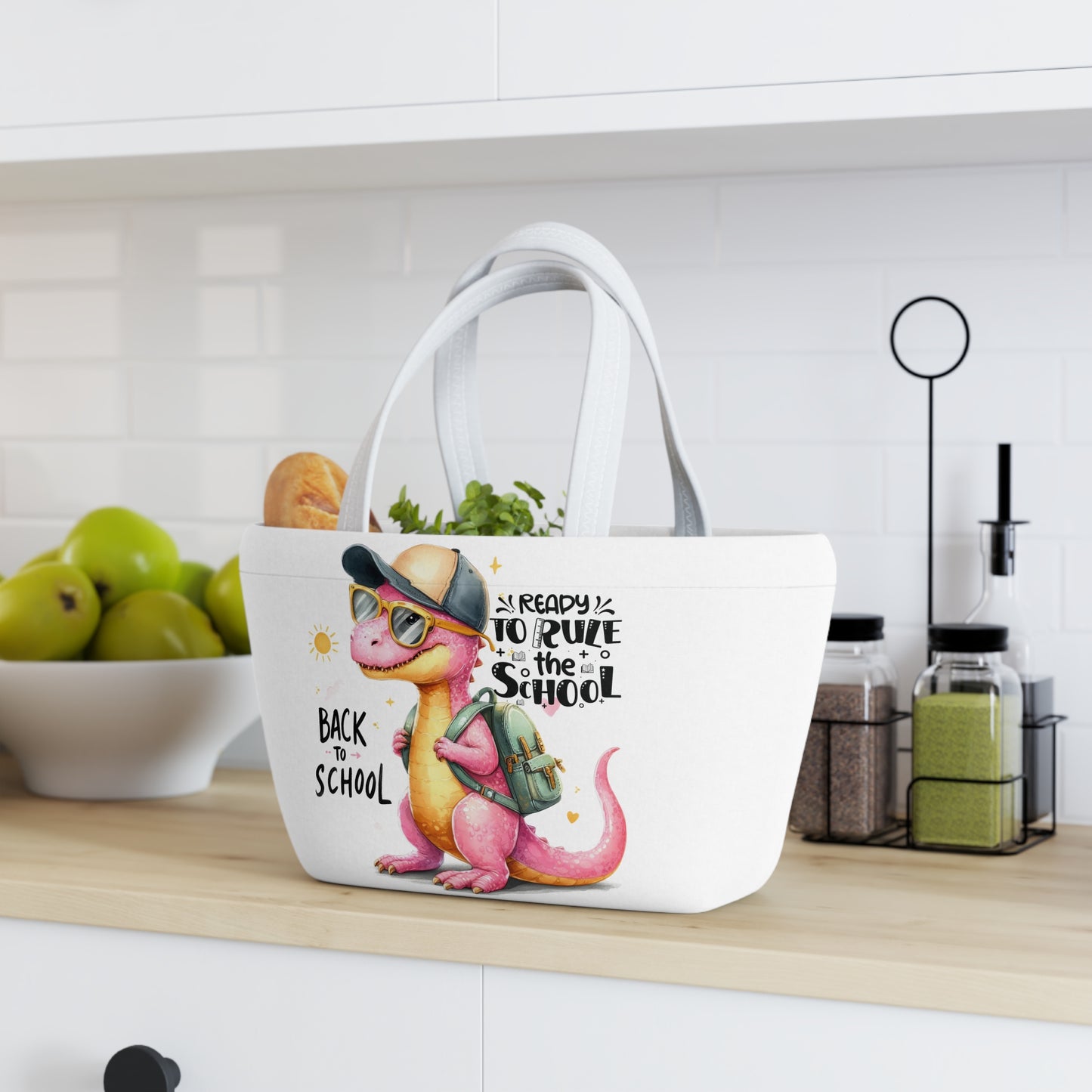 Back To School Lunch Bag, Back to Learning Lunch Bag, First Day Vibes Lunch Bag.