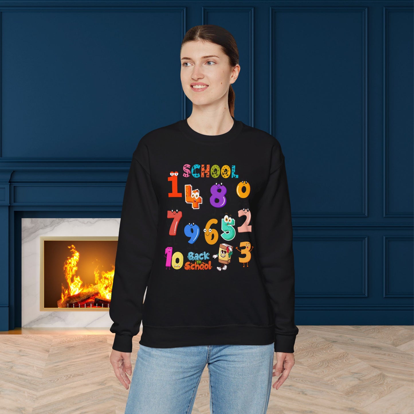 We Love Teachers Sweatshirt, Back To school unisex heavy blend crewneck sweatshirt, Teacher Back To school  Sweatshirt. First Day Vibes Sweatshirt.