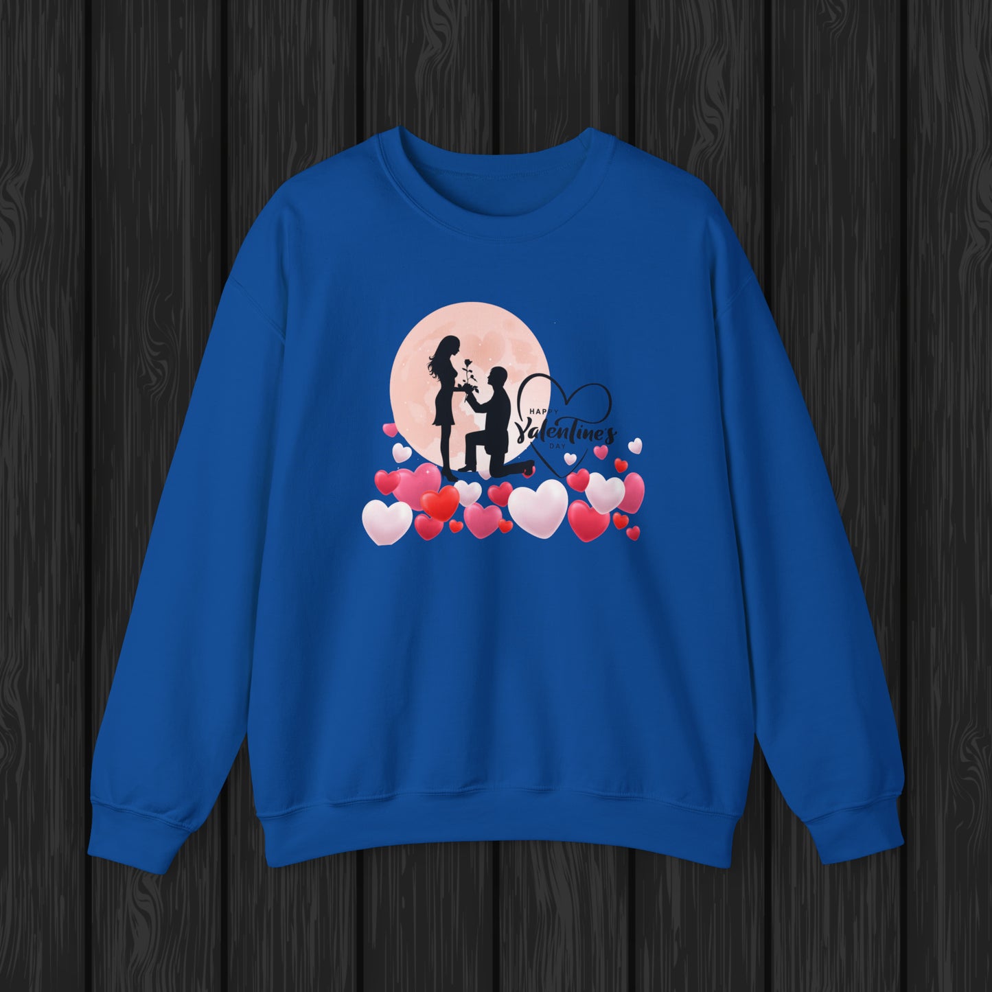 Happy valentines day Unisex Heavy Blend™ Crewneck Sweatshirt