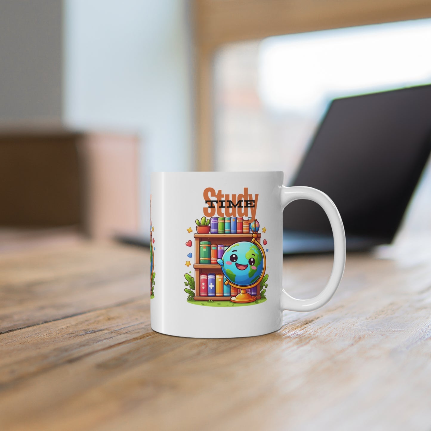 Study Time Mug, Back To School Mug.11oz. Ready To Rule The School Mug.11oz. Ready for School Mug.