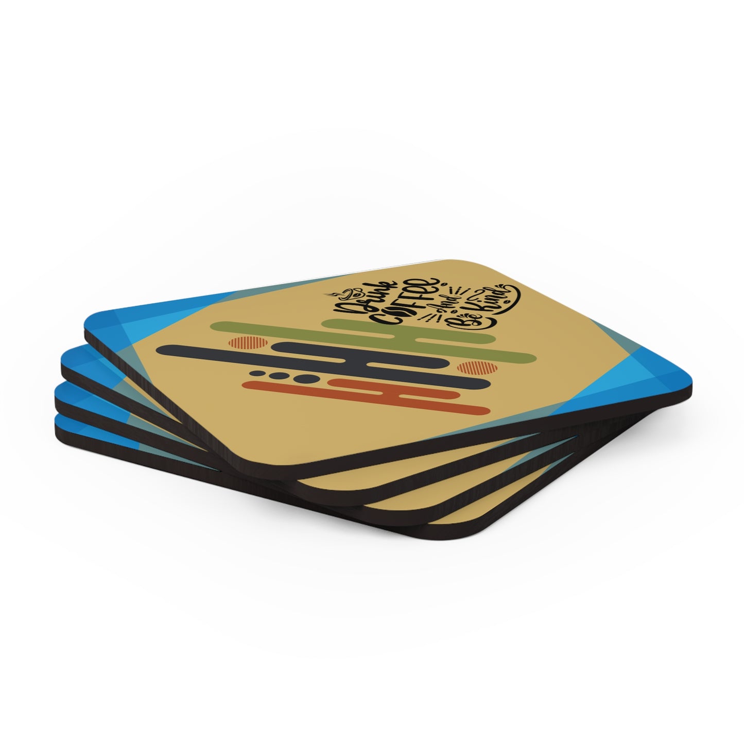 Corkwood Coaster Set