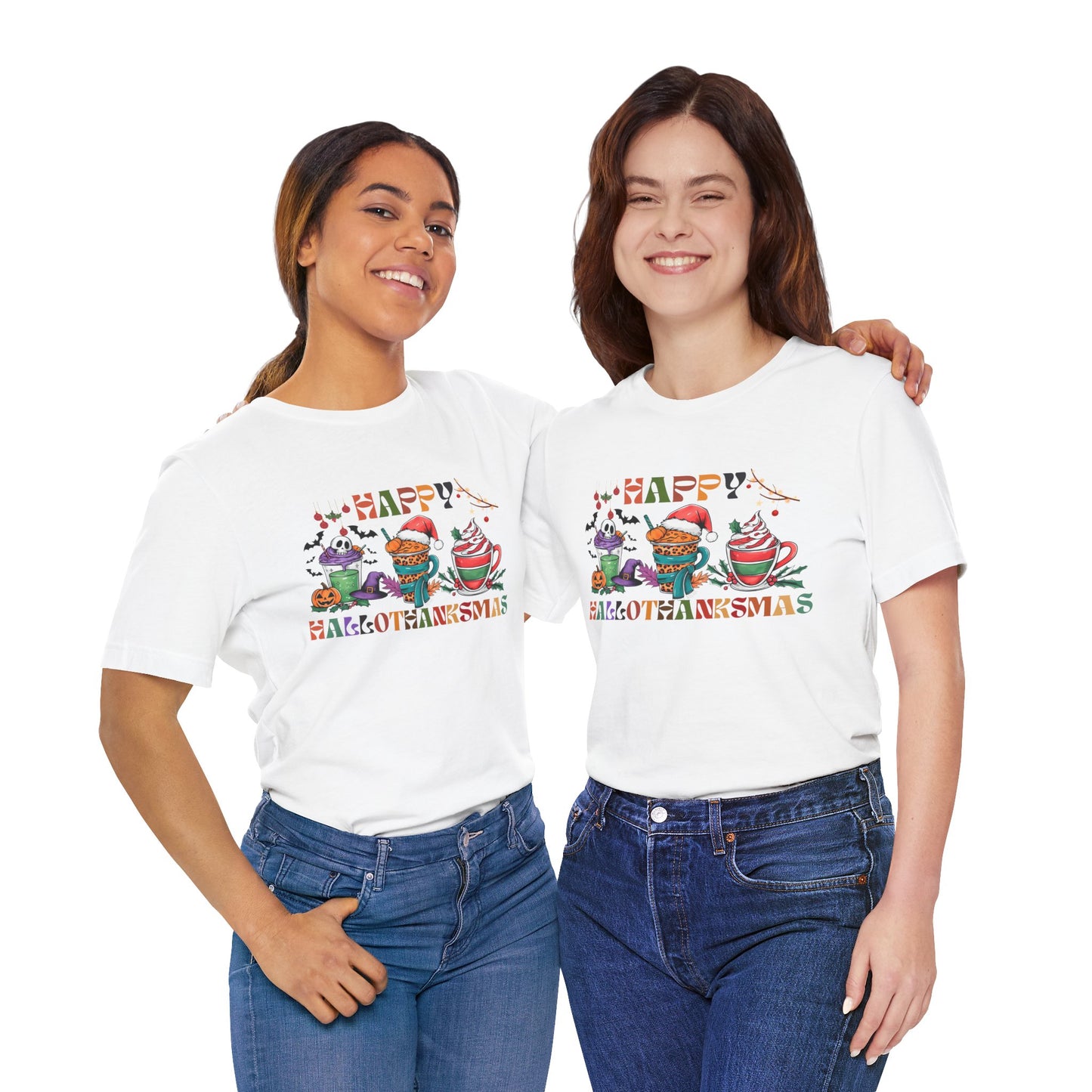 Happy Hellothanksmas T-shirt, Happy Thanksgiving T-shirt, Happy thanksgiving 2024 T-shirt, Thanksgiving Gift,Turkey Shirt, Family Thanksgiving, Holiday Outfit.