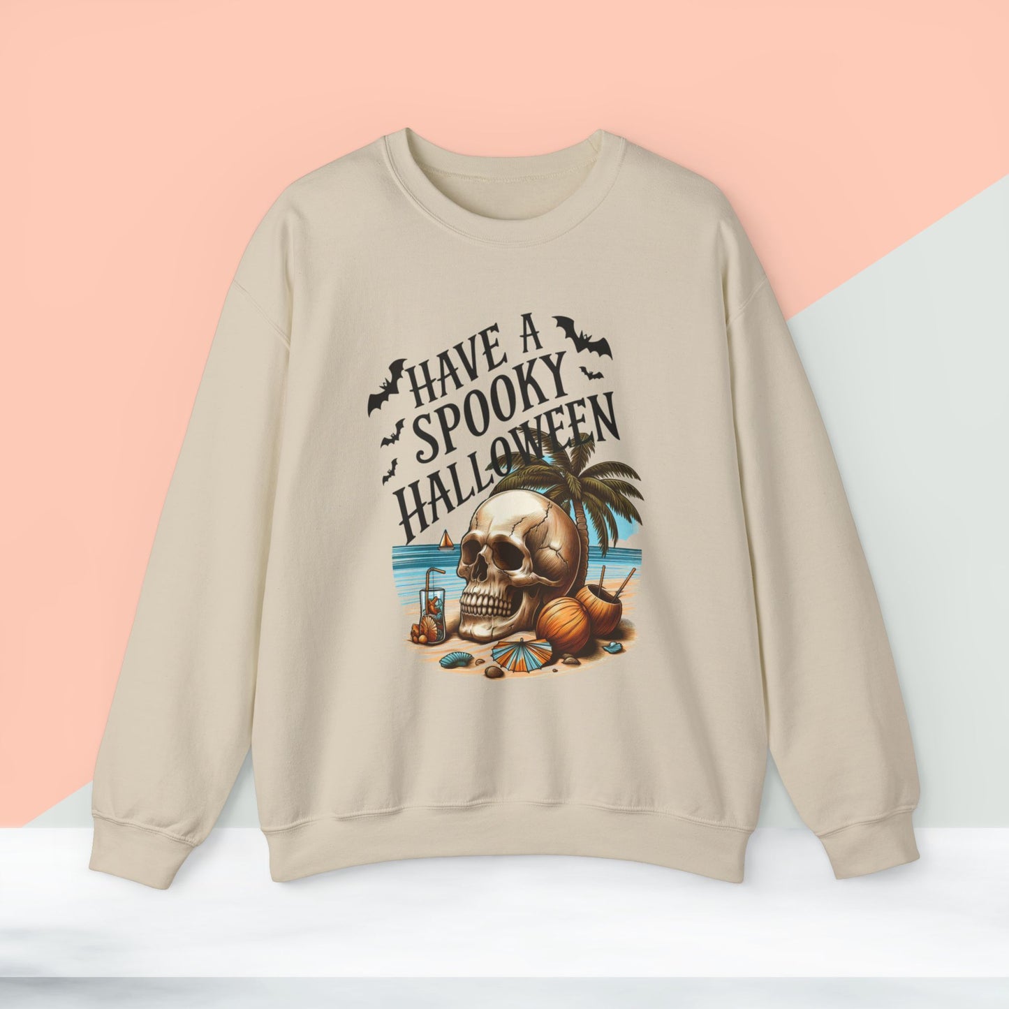 Have A Spooky  Halloween Sweatshirt, Happy Halloween Sweatshirt - Unisex Heavy Blend Crewneck, Halloween Sweatshirt, Cute Spooky Ghost sweatshirt.