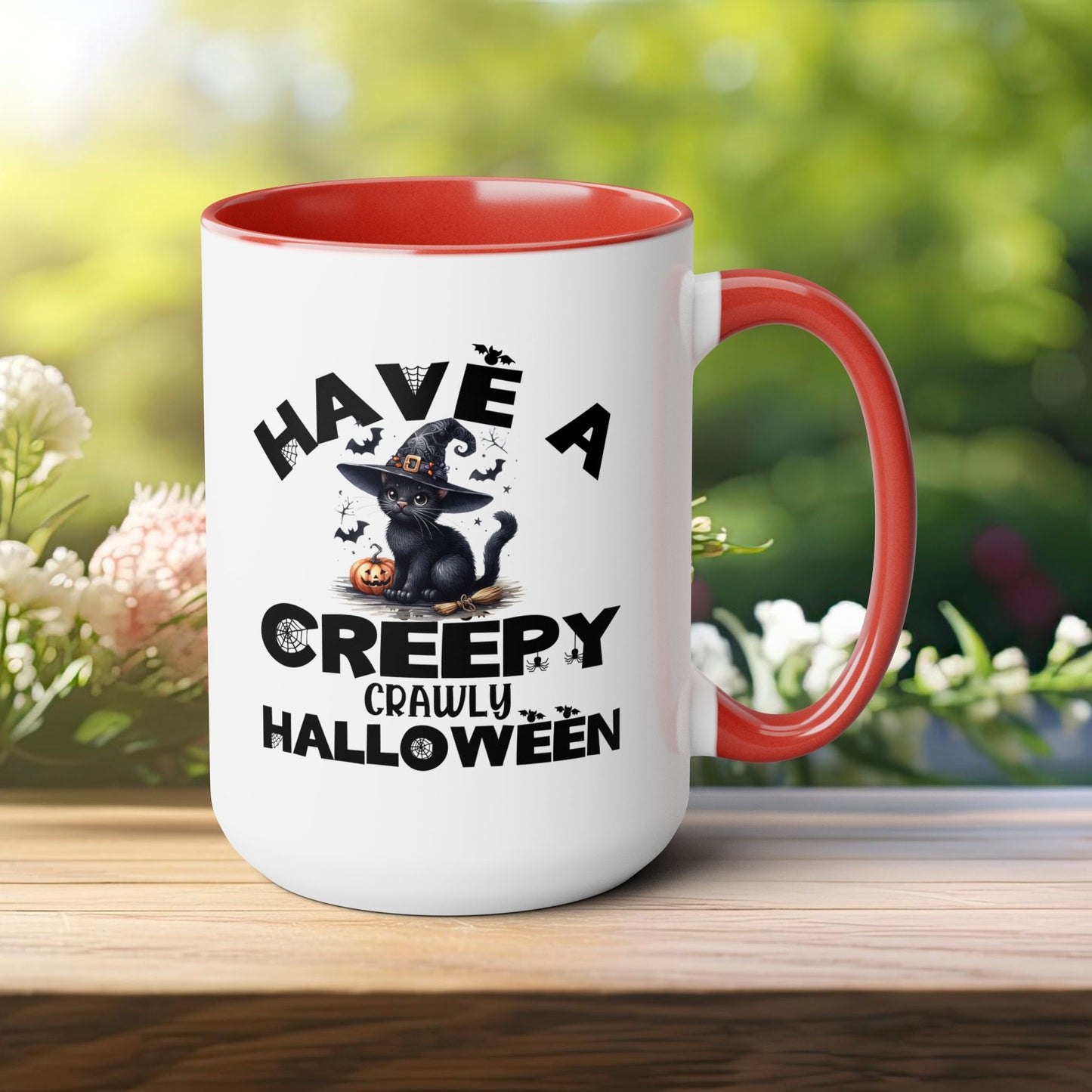 Have A Creepy Crawly Halloween Coffee Mug,  Let's Go Halloween Coffee Mug, Trick or Treat Halloween Coffee Mug, Cute Skeleton Coffee Mug, Spooky Season Halloween Coffee Mug.