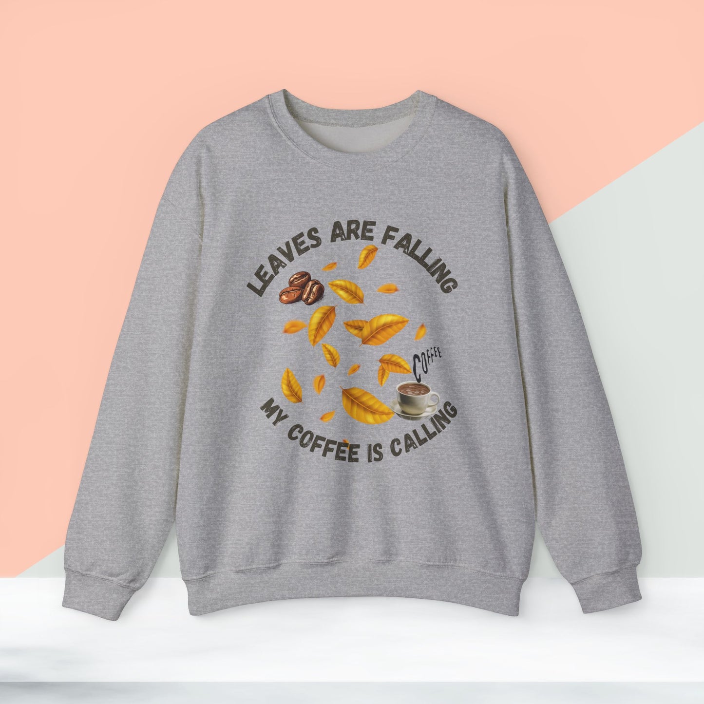 Leaves Are Falling Sweatshirt, HappyThanksgiving Sweatshirt - Unisex Heavy Blend, Happy Thanksgiving2024 Sweatshirt, Thanksgiving Gift, Festive Sweatshirt.