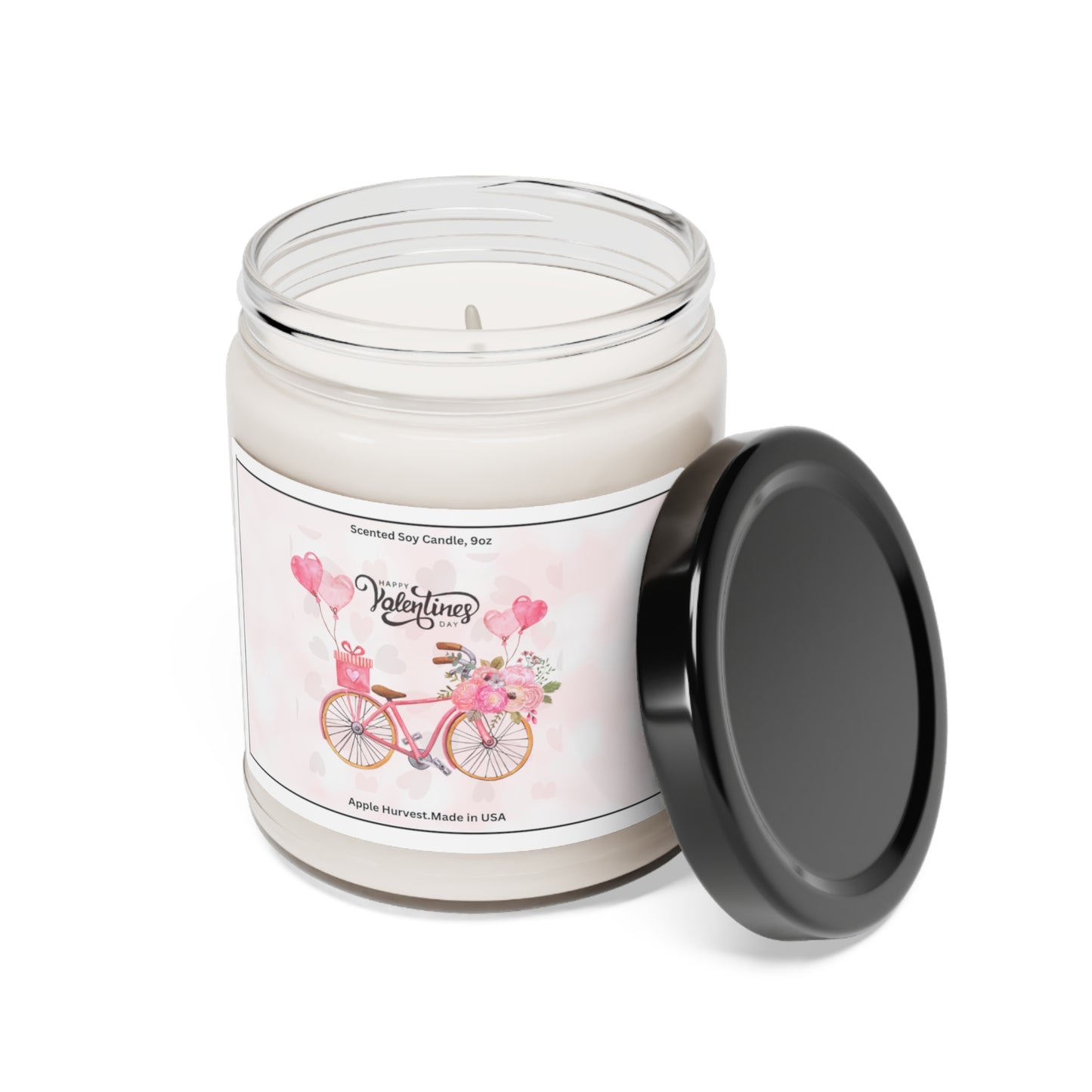 Happy valentines day Scented Soy Candle, 9oz