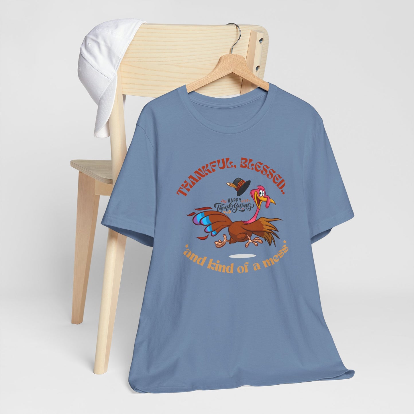 Thankful Blessed T-shirt, Happy Thanksgiving T-shirt, Happy Thanksgiving T-shirt, Happy thanksgiving 2024 T-shirt, Thanksgiving Gift,Turkey Shirt, Family Thanksgiving, Holiday Outfit.