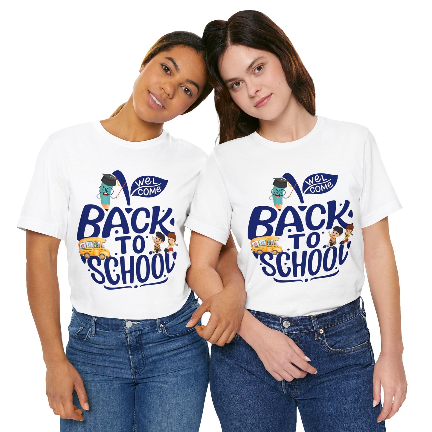 Welcome Back To School T-Shirt, Teacher T-Shirt, Teacher Back To school unisex jersey short sleeve.First Day Vibes T-Shirt.