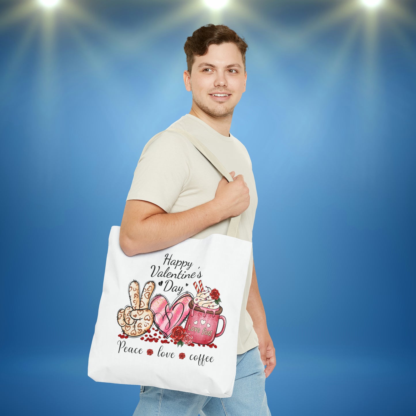 Happy Valentines Day Tote Bag