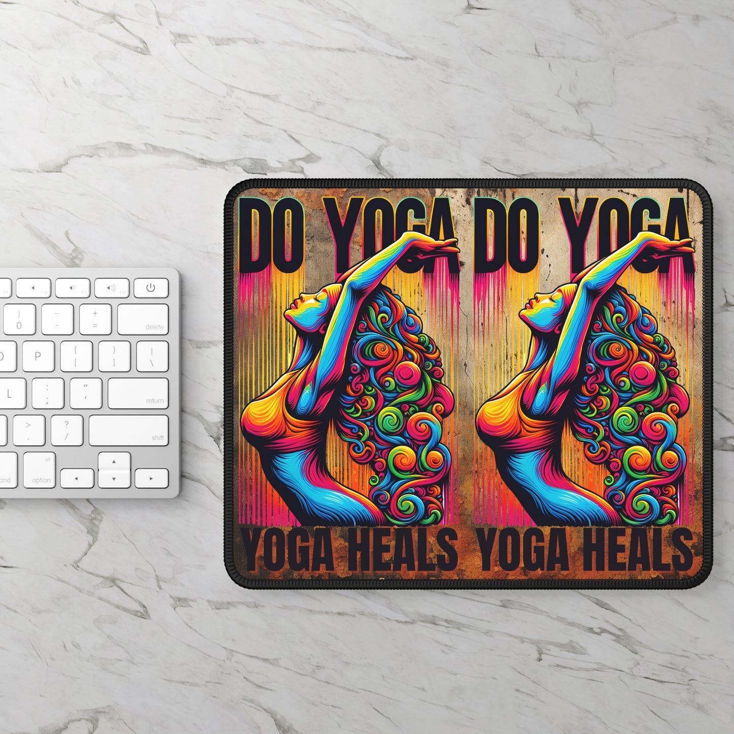 Do Yoga Mouse Pad,Unique Gift For Meditation And Yoga Lover, Cute Yoga Mouse Pad, Mindful Yoga Gift, Yoga lover Mouse Pad, Yoga Instructor Gift, Gift For Yoga lovers, Gift For Yogi.