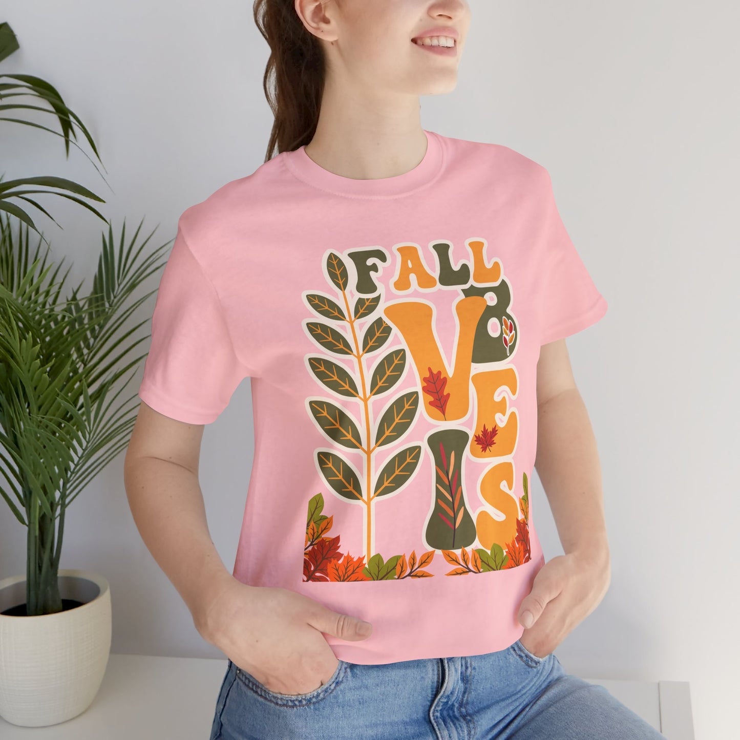 Fall Vibes Thanksgiving T-shirt, Happy thanksgiving 2024 T-shirt, Thanksgiving Gift,Turkey Shirt, Family Thanksgiving, Holiday Outfit. Express Delivery available