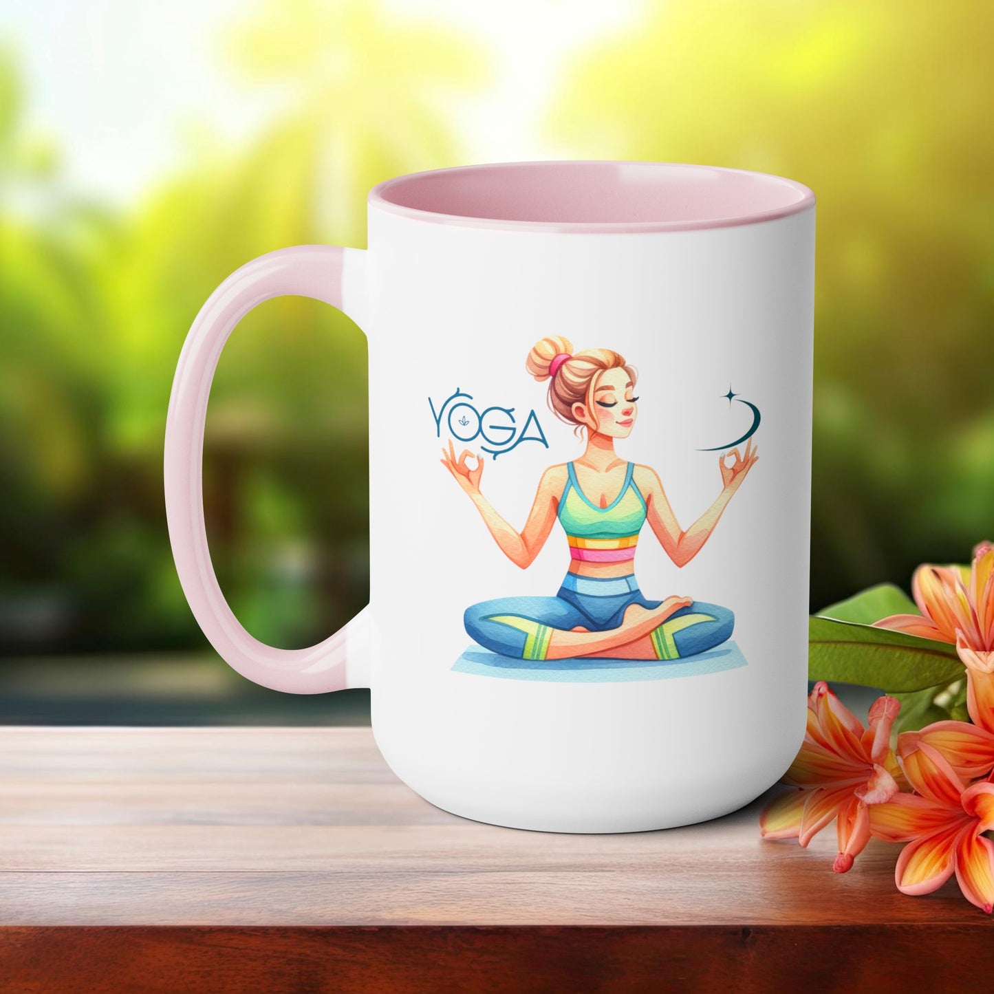 Yoga Coffee Mug, Cute Yoga Coffee Mug, Yoga lovers Coffee Mug, Yoga Instructor Gift, Gift For Yoga lover, Gift For Yogi.