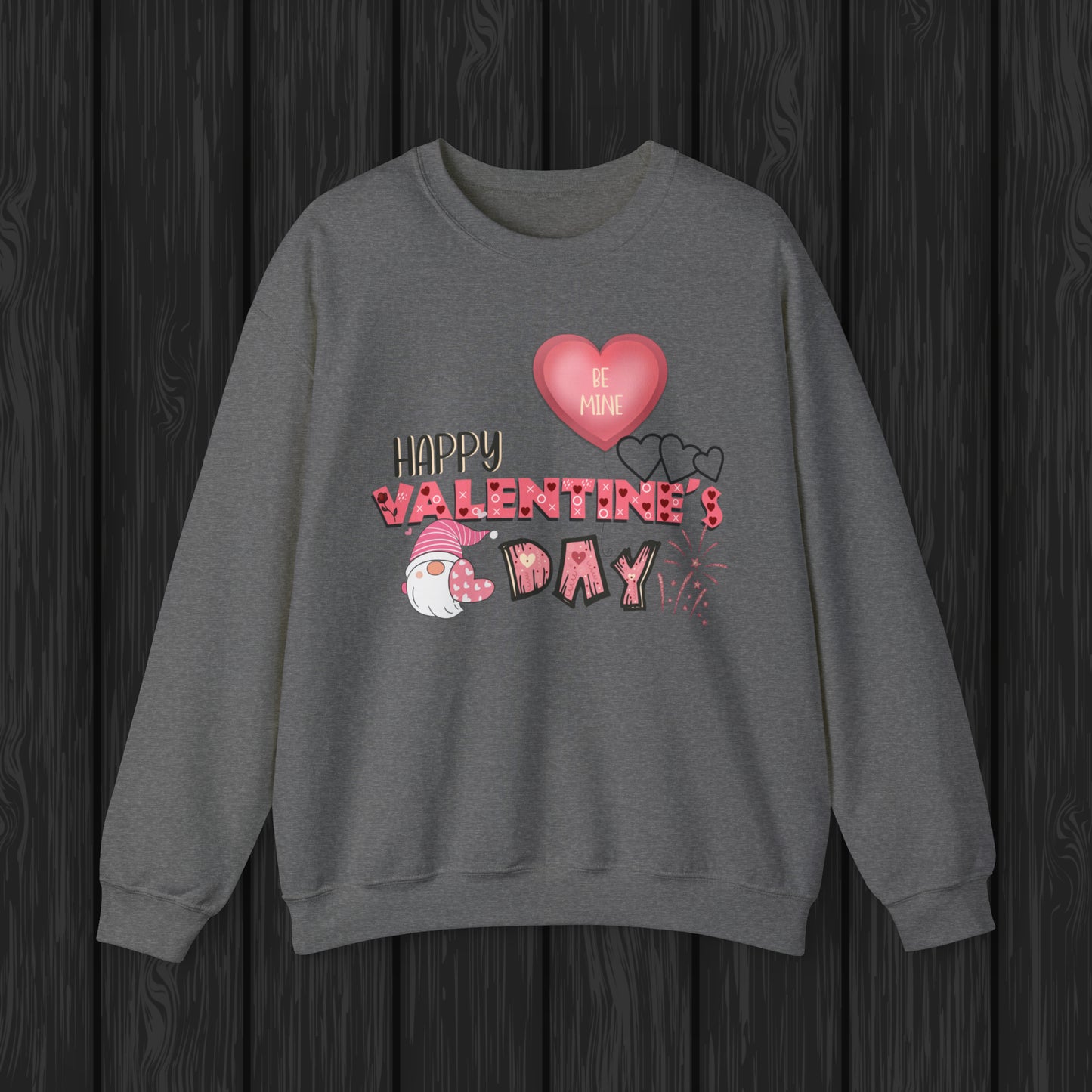 Happy valentines day Unisex Heavy Blend™ Crewneck Sweatshirt