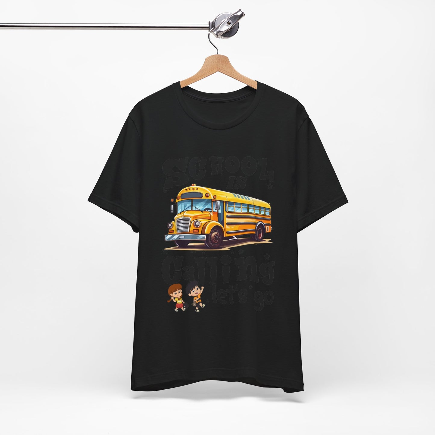 School Is calling T-shirt, First Day Of School T-Shirt, Teacher Back To school unisex jersey short sleeve.First Day Vibes T-Shirt.