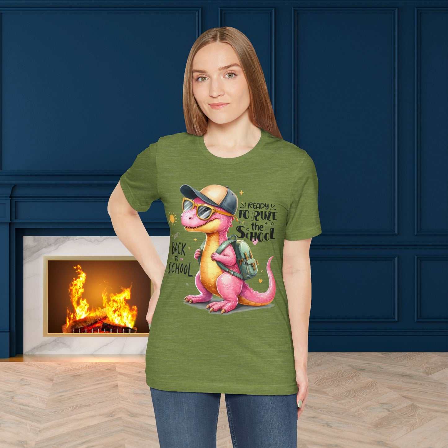 Ready To Rule The School T-shirt, Back To School T-Shirt, Teacher Back To school unisex jersey short sleeve.First Day Vibes T-Shirt.