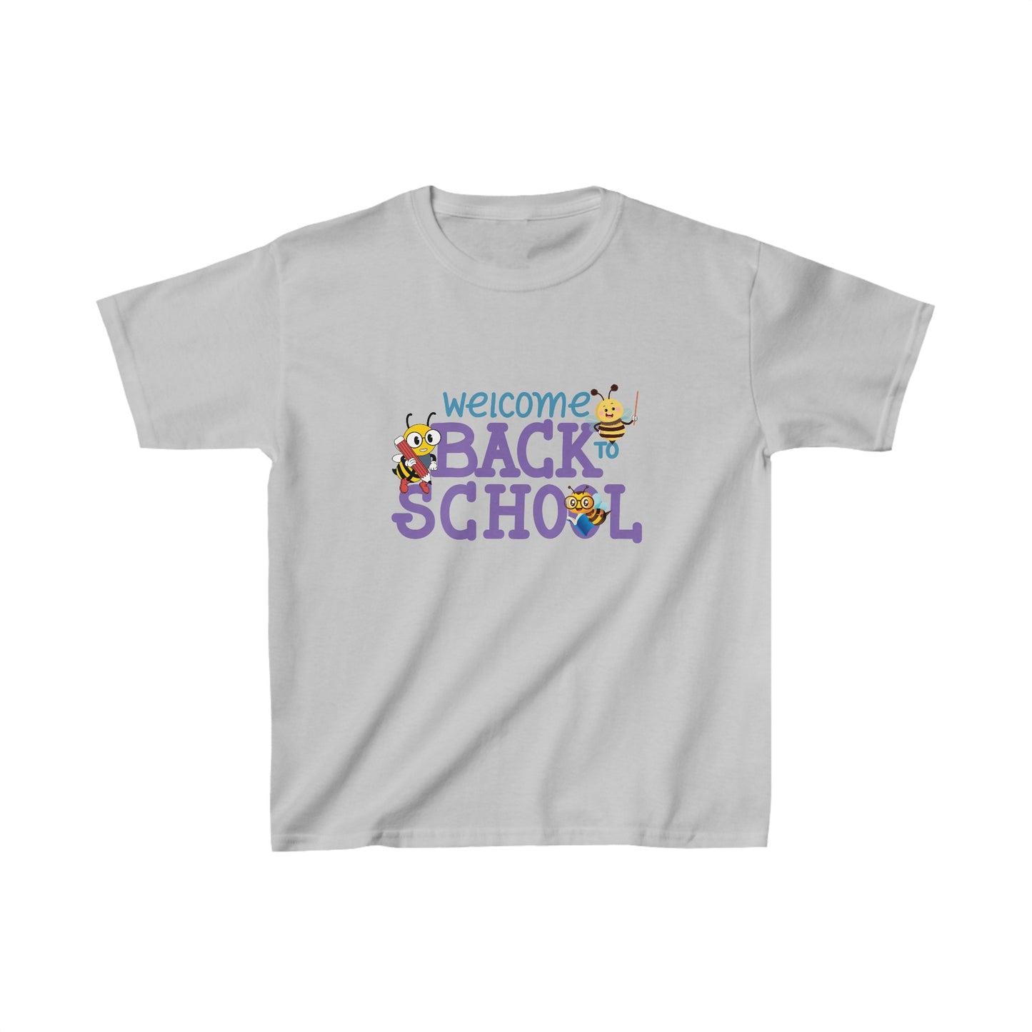 Back To School Kids Heavy Cotton™ Tee, Back to school Kids Shirt, 1st Day Of School Shirt, Back To School Cotton T-Shirt.