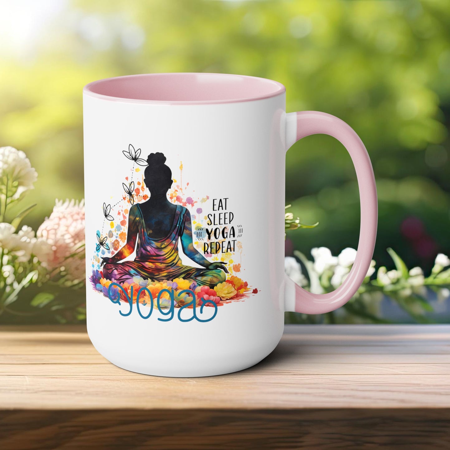 Eat sleep Yoga Repeat Yoga Coffee Mug, Cute Yoga Coffee Mug, Yoga lovers Coffee Mug, Yoga Instructor Gift, Gift For Yoga lover, Gift For Yogi.