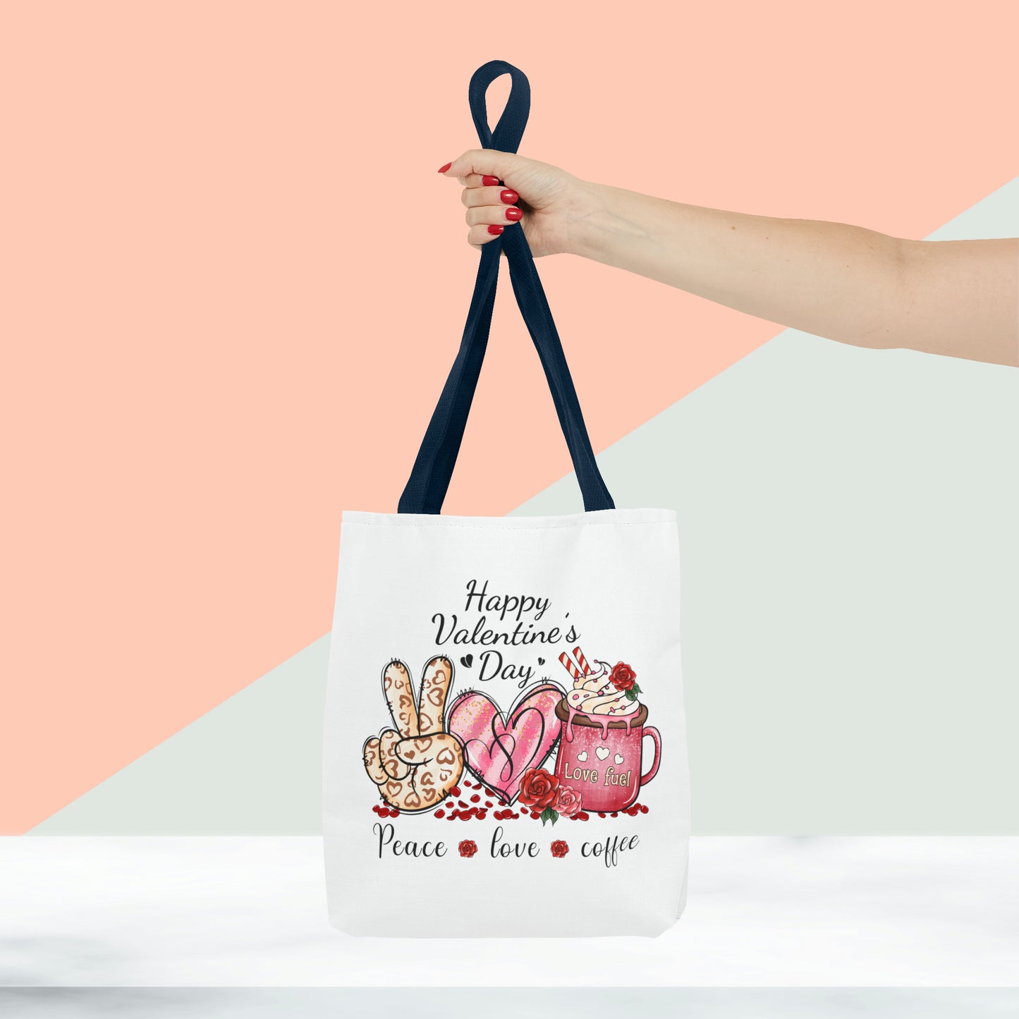 Happy Valentines Day Tote Bag