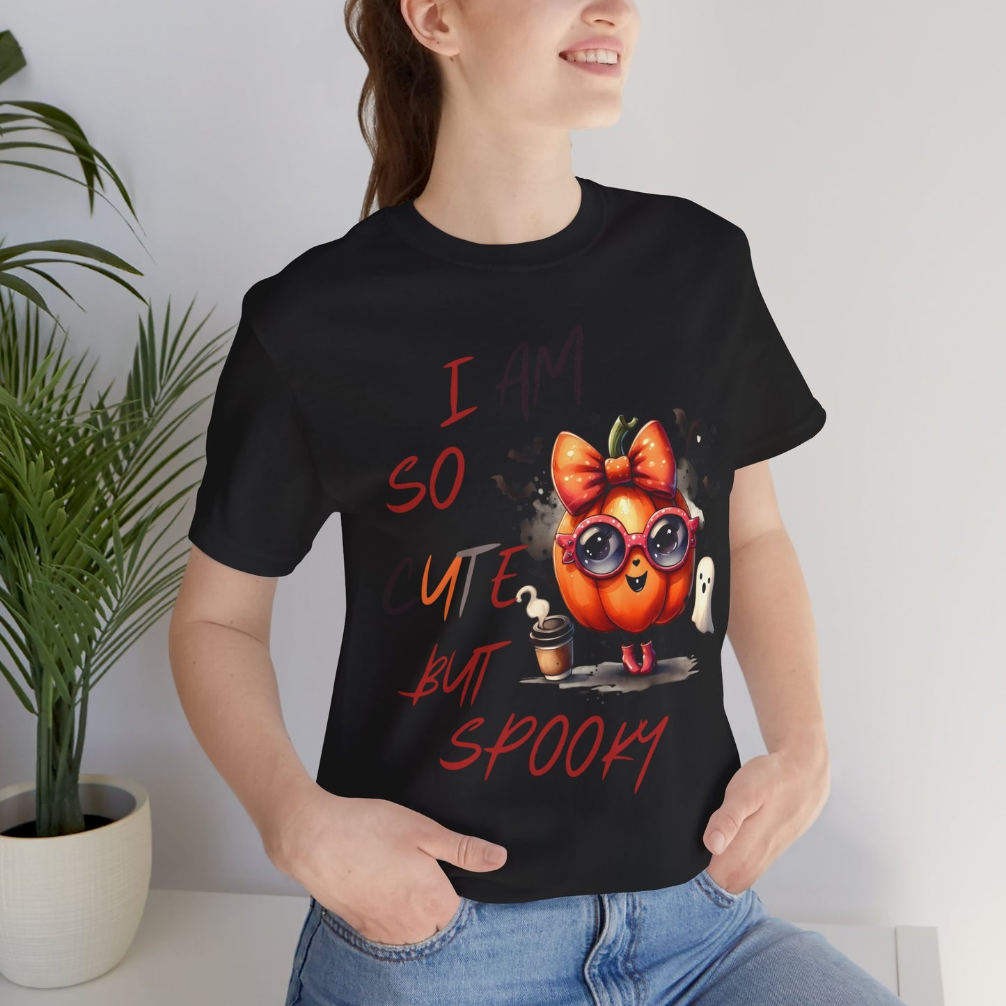 I Am So Spooky But Cute Halloween T-shirt, Happy Halloween T-shirt, Trick Or Treat T-shirt, Halloween T-shirt, Cool Halloween T-shirt, Spooky T-shirt,