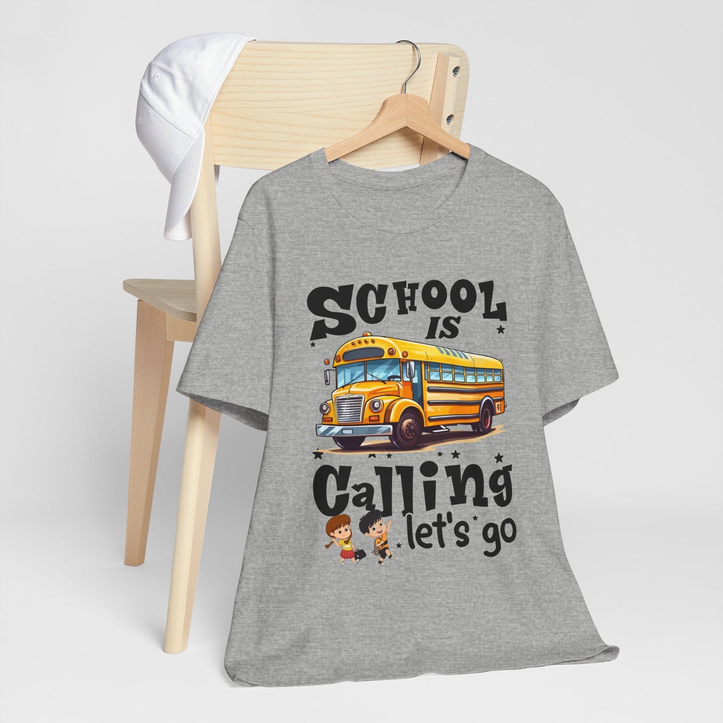 School Is calling T-shirt, First Day Of School T-Shirt, Teacher Back To school unisex jersey short sleeve.First Day Vibes T-Shirt.