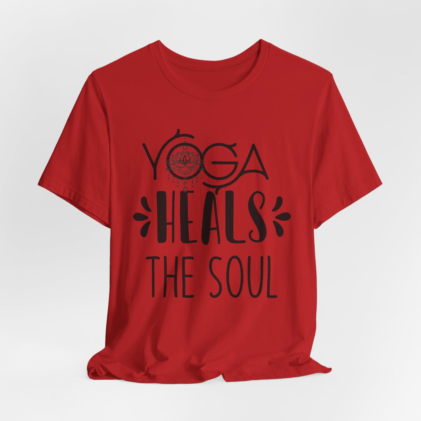 Yoga Heals The soul T-Shirt, Cute Yoga workout Shirt, Yoga lovers T-shirt, Yoga Instructor Gift, Gym shirt, Gift For Yoga lover, Gift For Yogi.