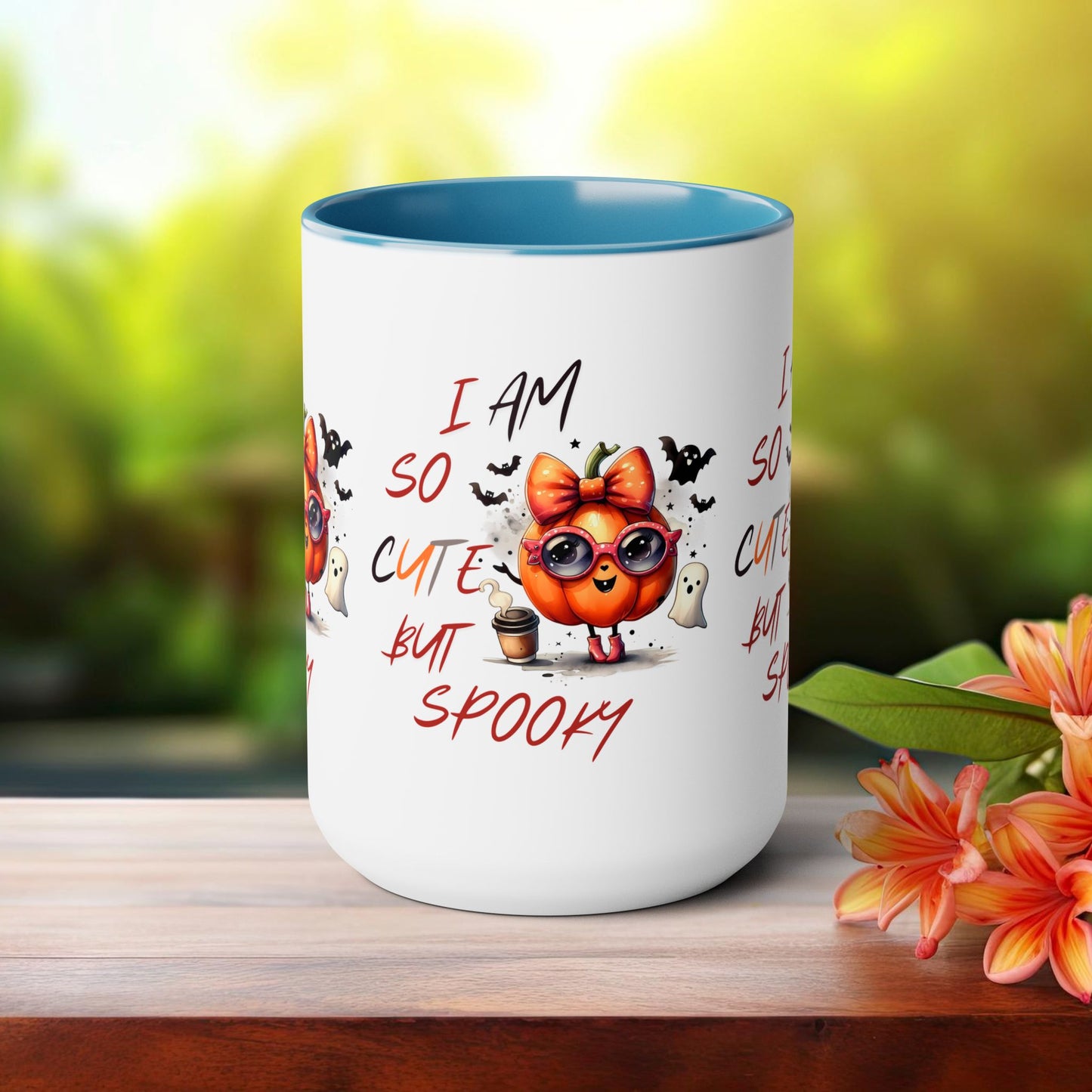 I Am So Cute But Spooky Halloween Coffee Mug,  Let's Go Halloween Coffee Mug, Trick or Treat Halloween Coffee Mug, Cute Skeleton Coffee Mug, Spooky Season Halloween Coffee Mug.