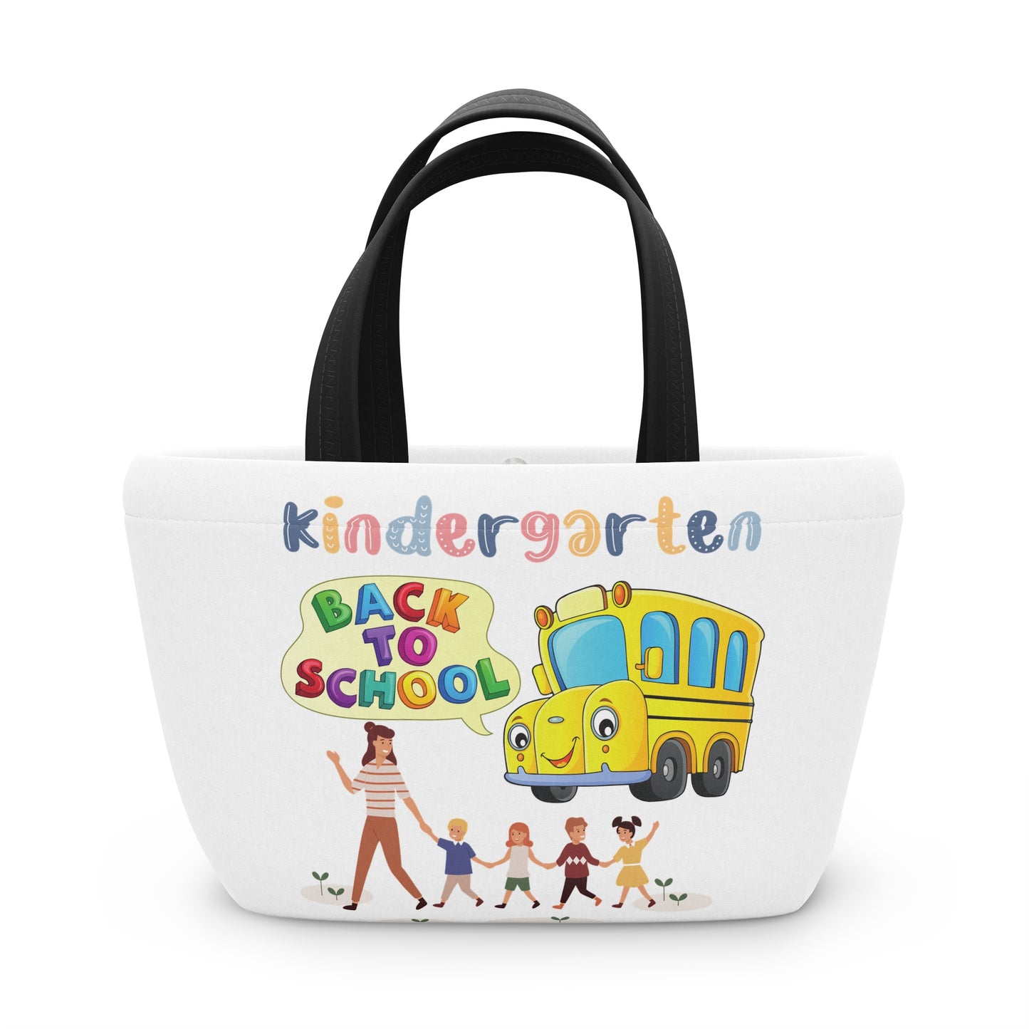 Back To School Lunch Bag, Back to Learning Lunch Bag, Ready for School Lunch Bag.