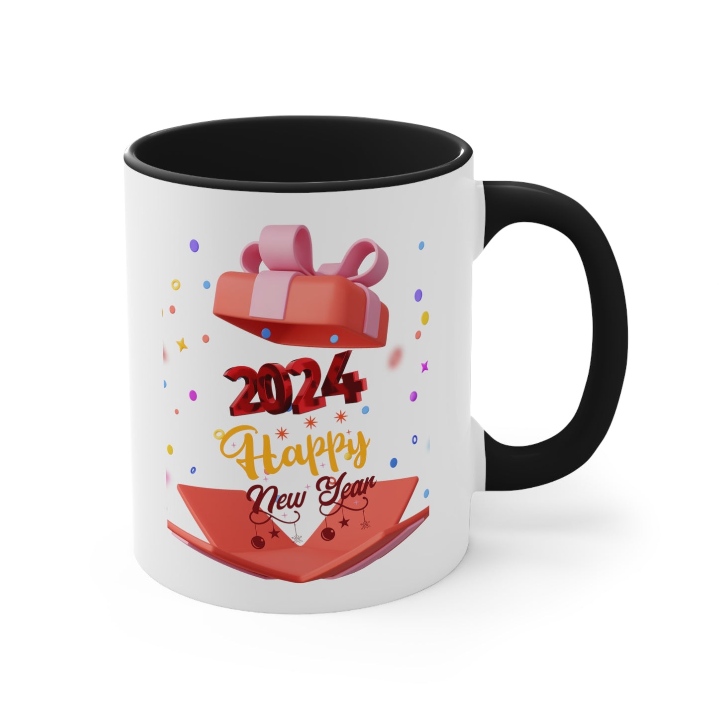 Happy New Year Accent Coffee Mug, 11oz