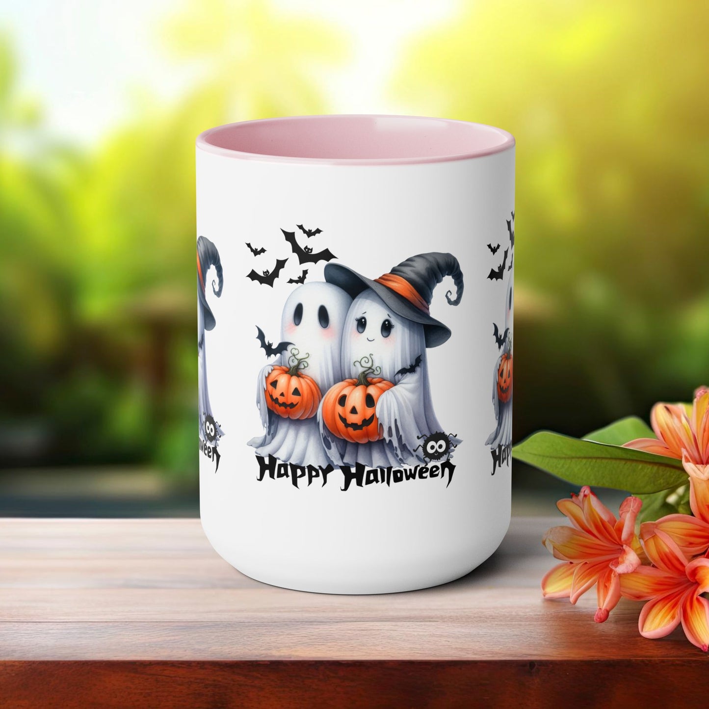 Happy Halloween Coffee Mug,  Let's Go Halloween Coffee Mug, Trick or Treat Halloween Coffee Mug, Cute Skeleton Coffee Mug, Spooky Season Halloween Coffee Mug.