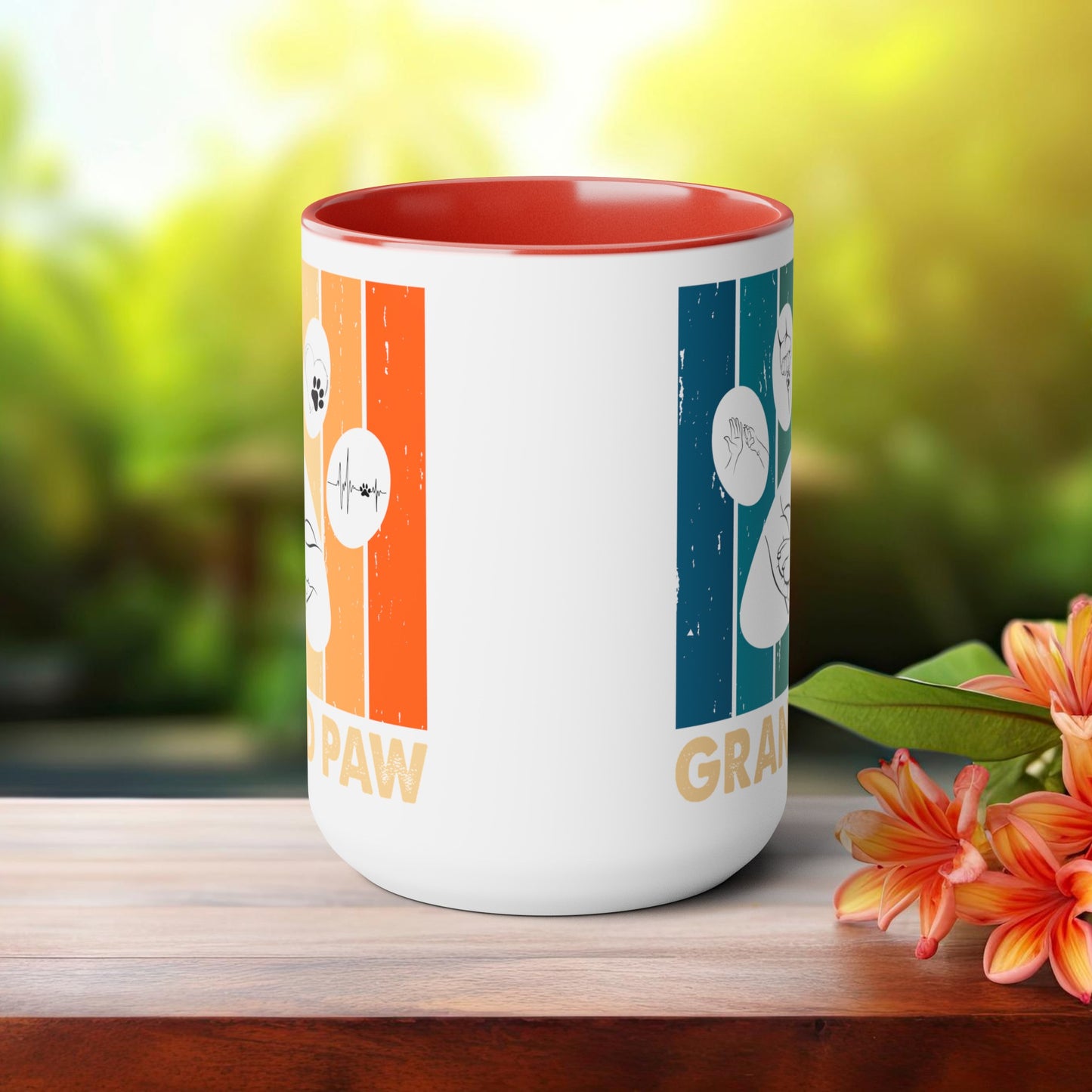 Happy father's dayTow-Tone Coffee Mug.15oz, Gift for Dad, Daddy's Coffee Mug