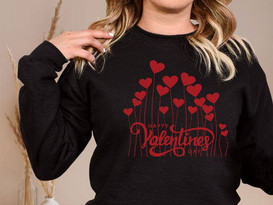 Happy valentines day Unisex Heavy Blend™ Crewneck Sweatshirt