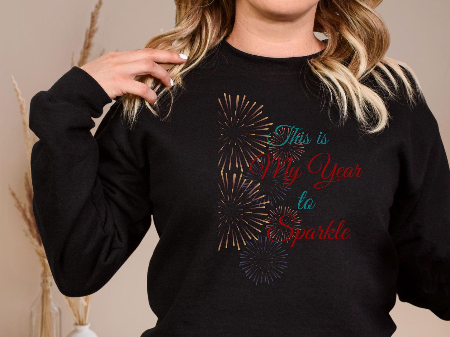 Happy New Year Unisex Heavy Blend™ Crewneck Sweatshirt