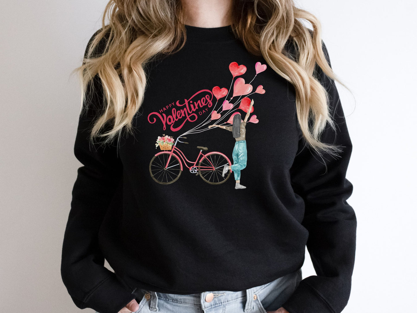 Happy valentines day Unisex Heavy Blend™ Crewneck Sweatshirt