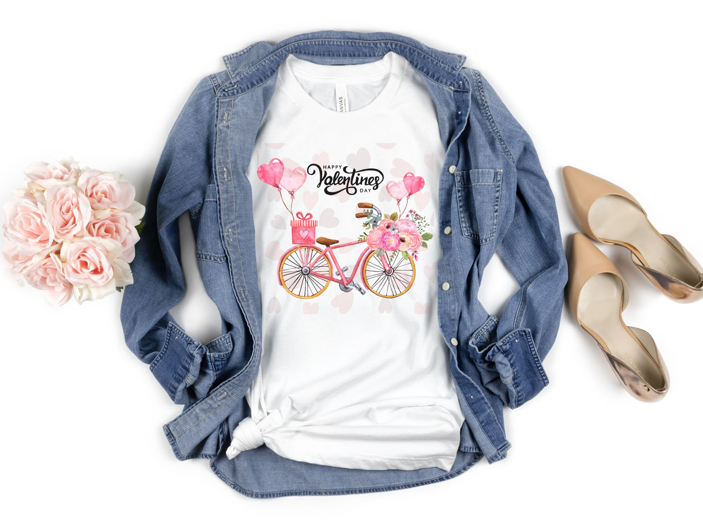 Happy valentines day Unisex Jersey Short Sleeve Tee