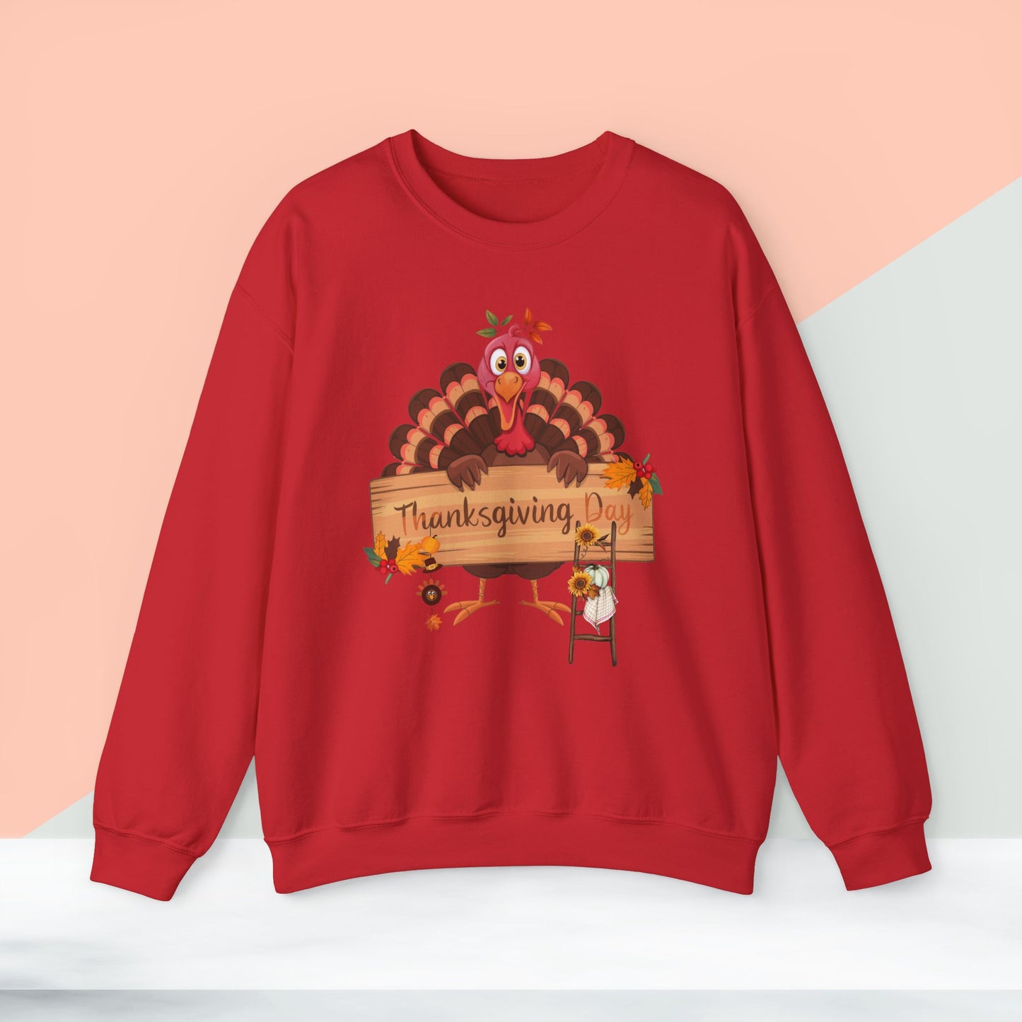 Thanksgiving Day Sweatshirt - Unisex Heavy Blend, Happy Thanksgiving2024 Sweatshirt, Thanksgiving Gift, Festive Sweatshirt.