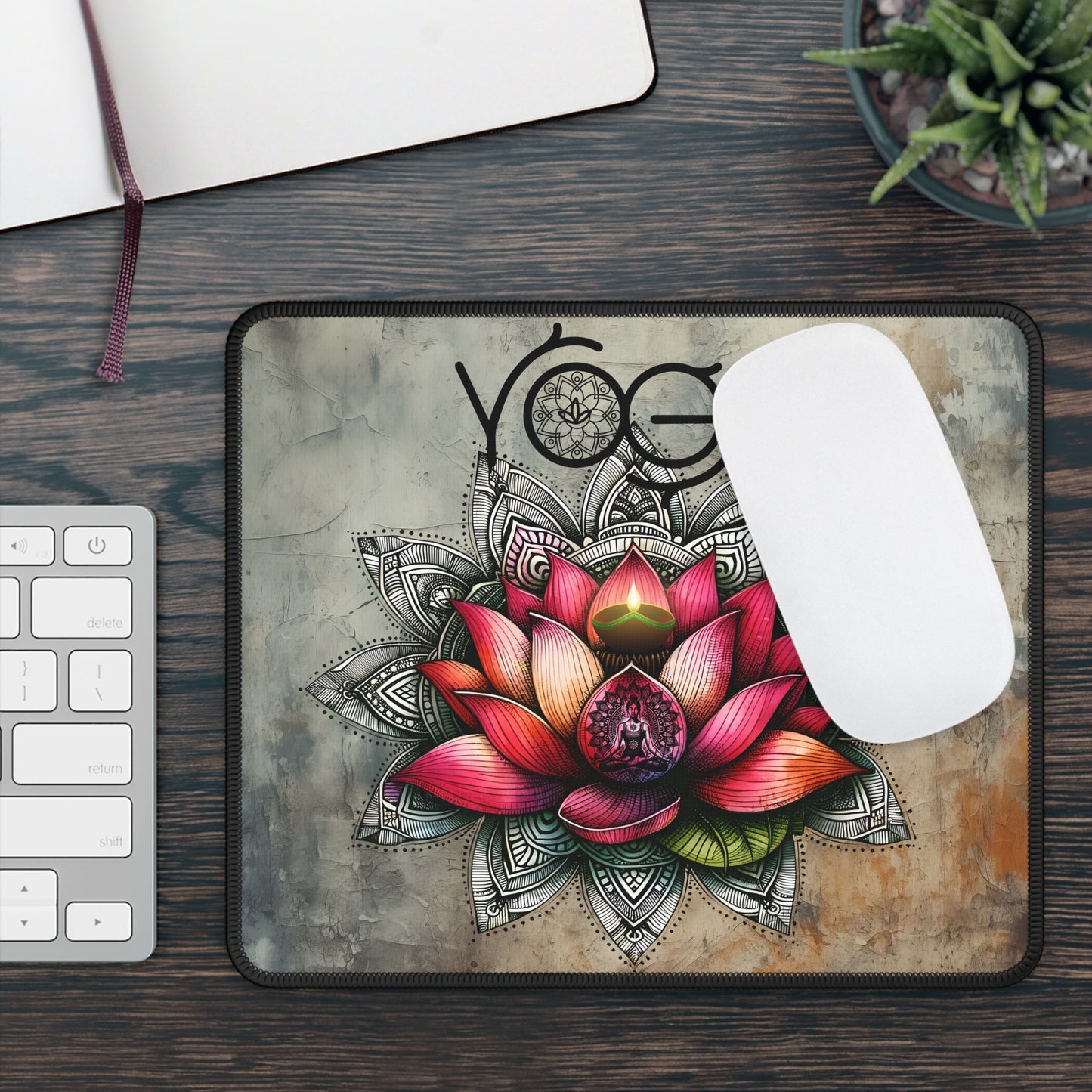 Yoga Mouse Pad,Unique Gift For Meditation And Yoga Lover, Cute Yoga Mouse Pad, Mindful Yoga Gift, Yoga lover Mouse Pad, Yoga Instructor Gift, Gift For Yoga lovers, Gift For Yogi.