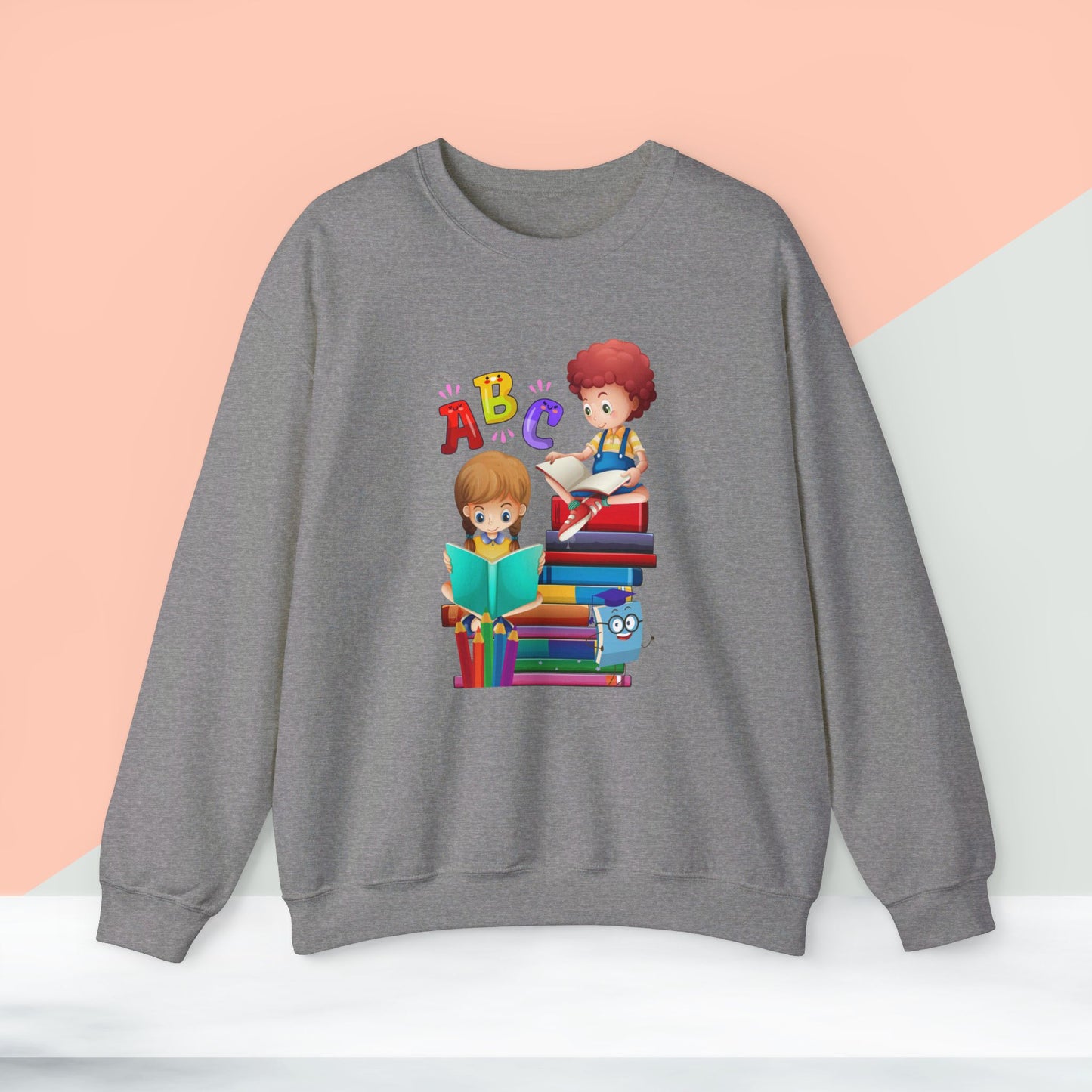 We Love Teachers Sweatshirt, Back To school unisex heavy blend crewneck sweatshirt, Teacher Back To school  Sweatshirt. First Day Vibes Sweatshirt.